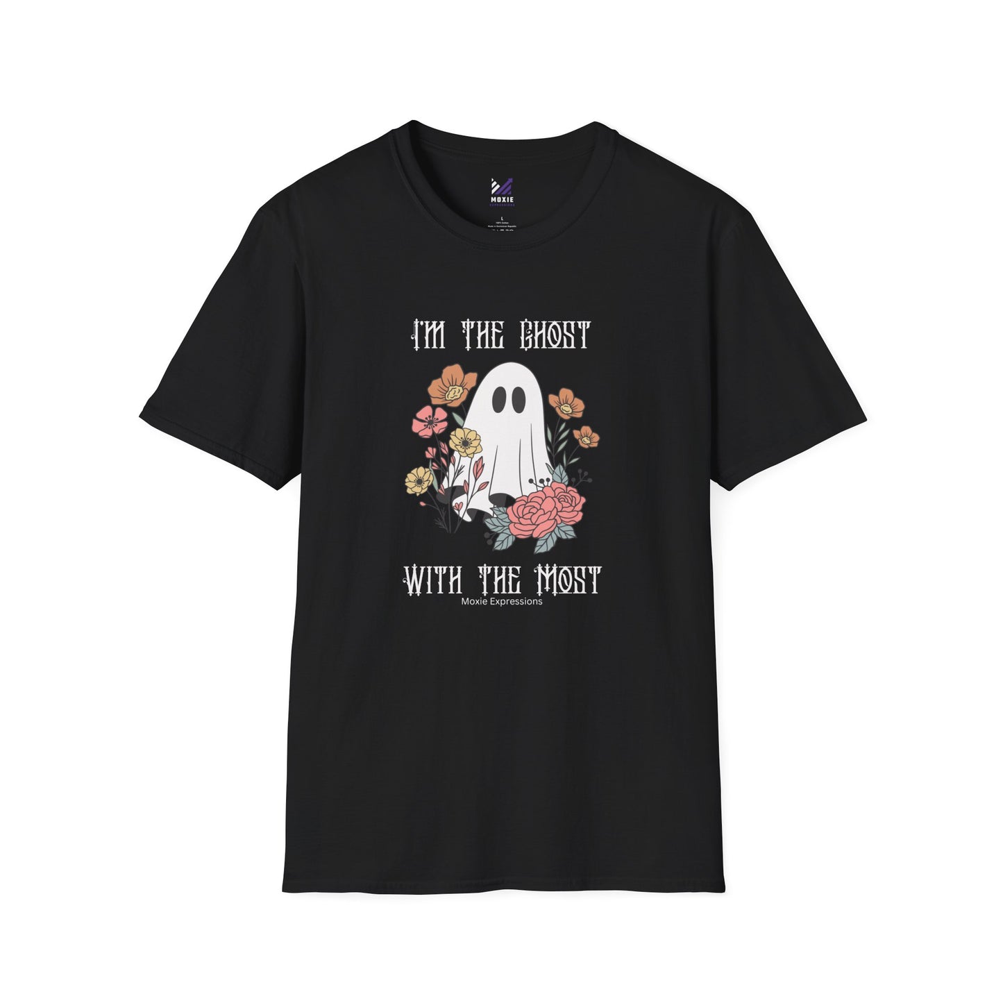 Ghost with the Most Unisex Softstyle Crewneck T-Shirt