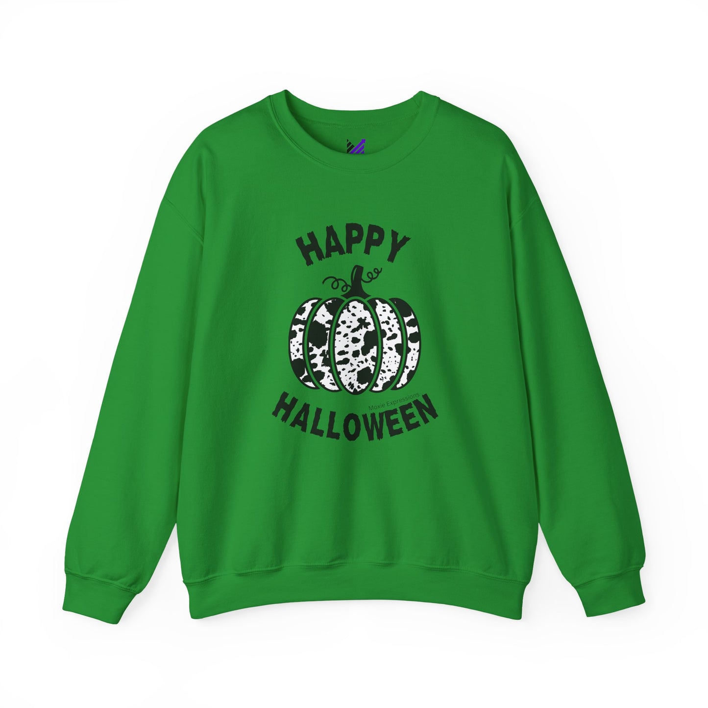 Cow Pumpkin Patch Unisex Crewneck Sweatshirt