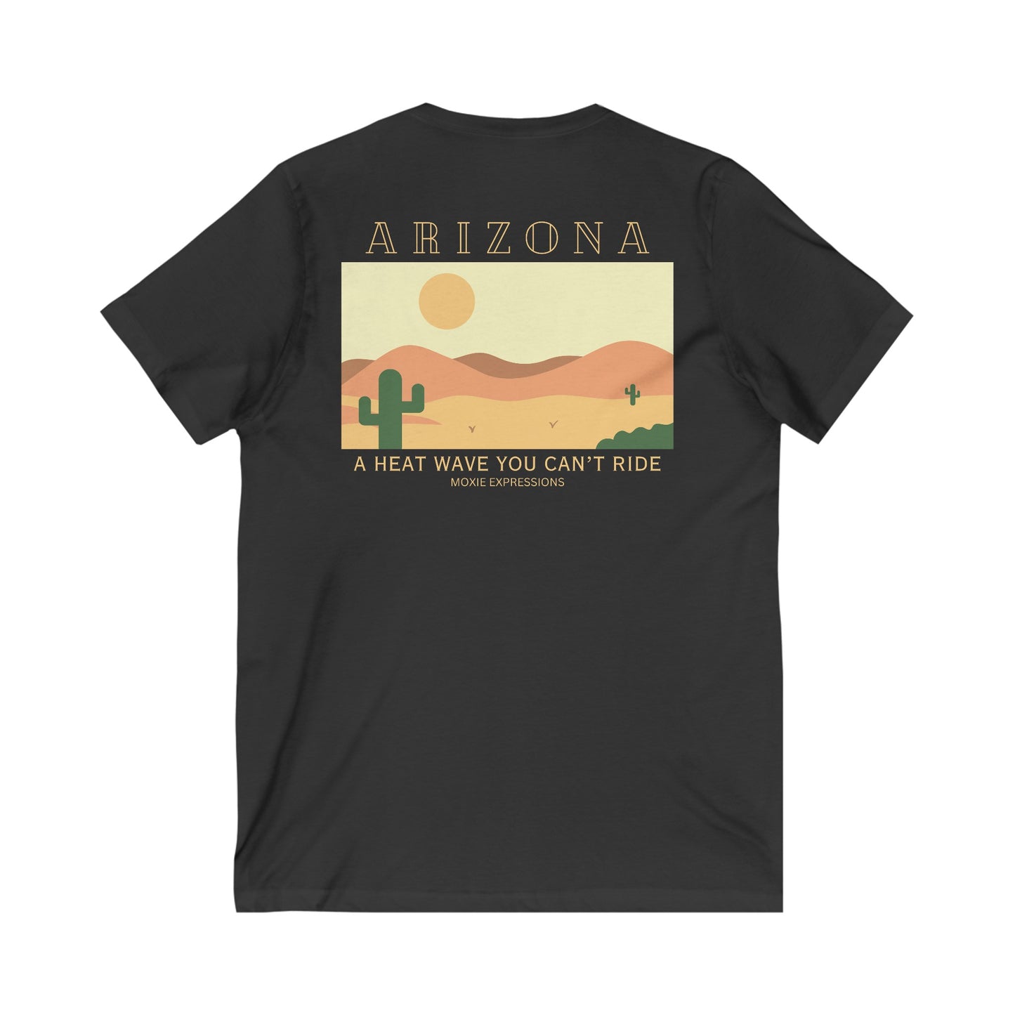 Arizona Heatwave Unisex Jersey Short Sleeve V-Neck Tee