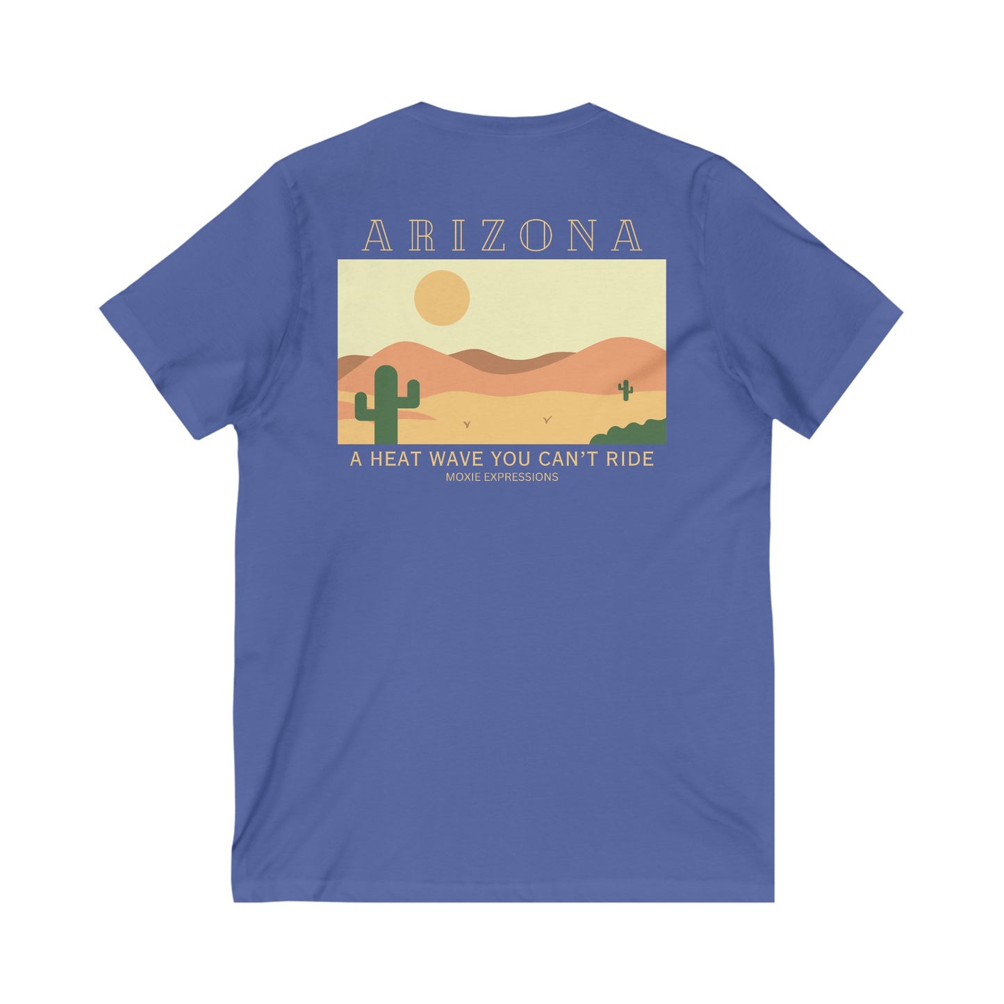 Arizona Heatwave Unisex Jersey Short Sleeve V-Neck Tee