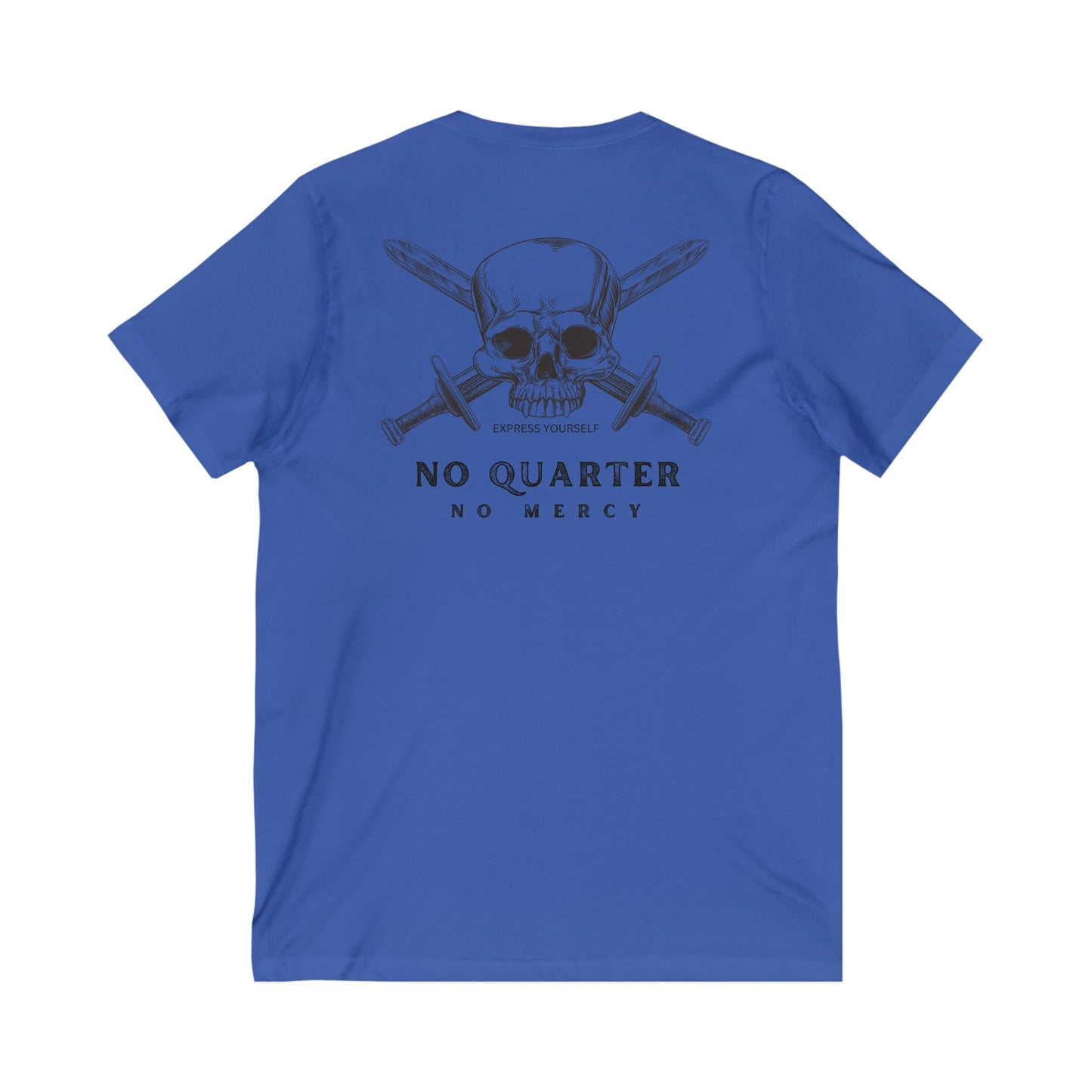 No Quarter No Mercy Unisex Jersey Short Sleeve V-Neck Tee