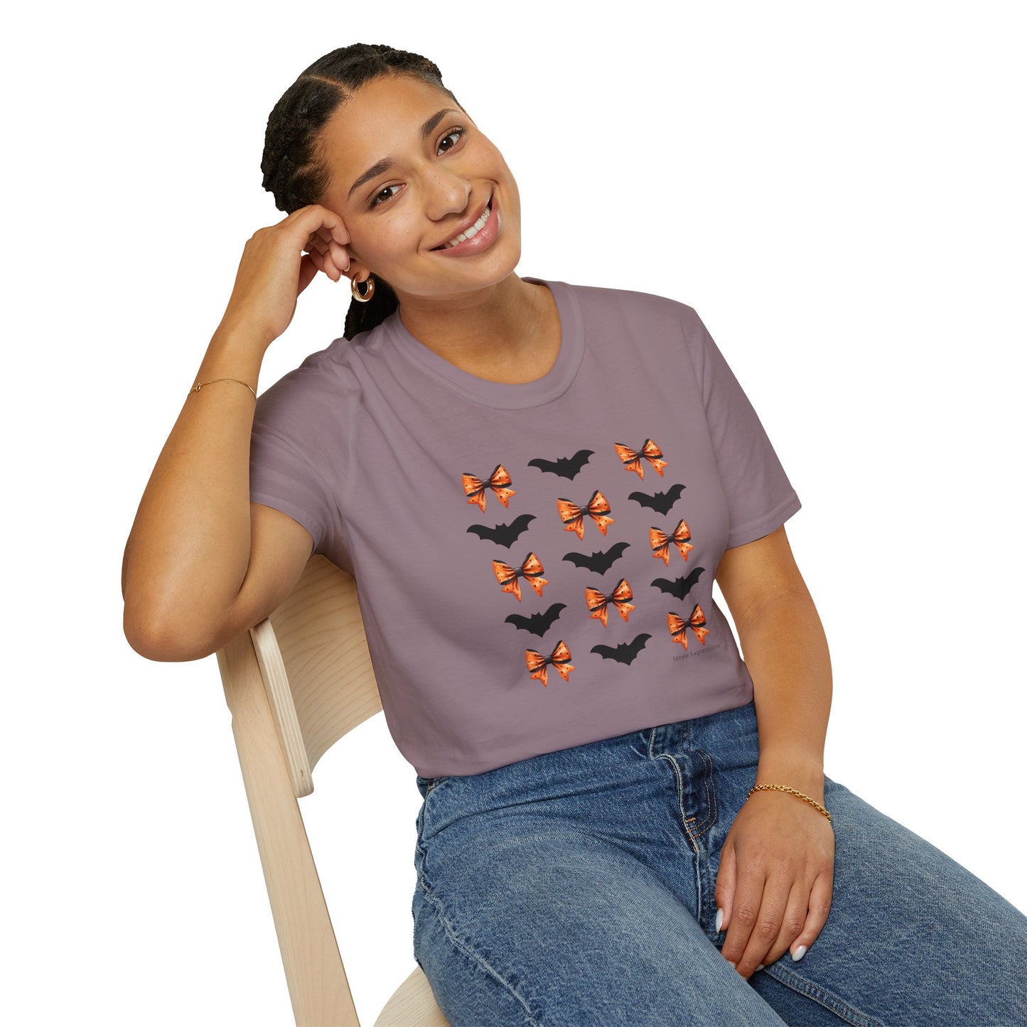 Batty Bowtique Unisex Softstyle Crewneck T-Shirt