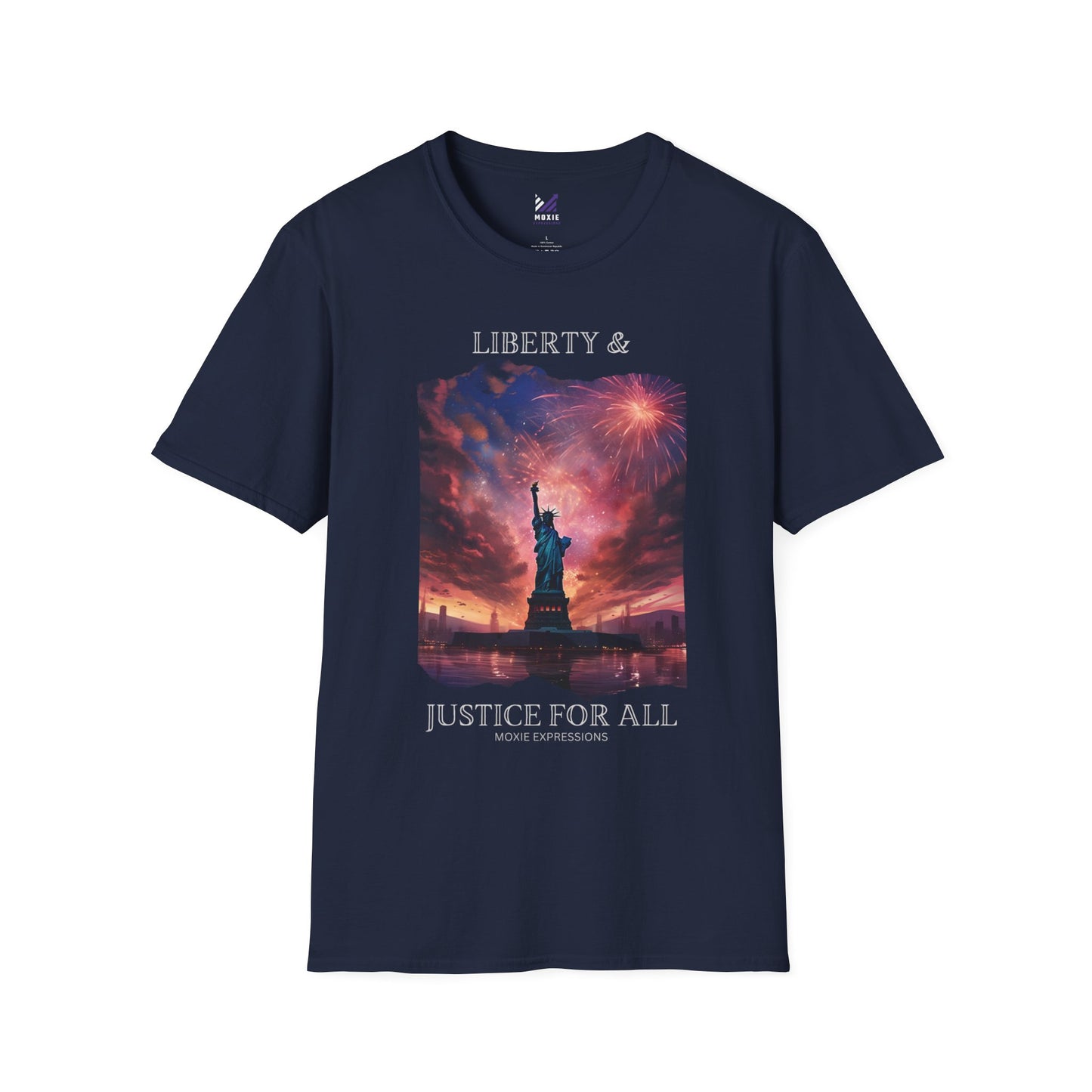 Liberty’s Radiance Unisex Softstyle Crewneck T-Shirt