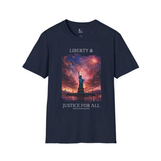 Liberty’s Radiance Unisex Softstyle Crewneck T-Shirt