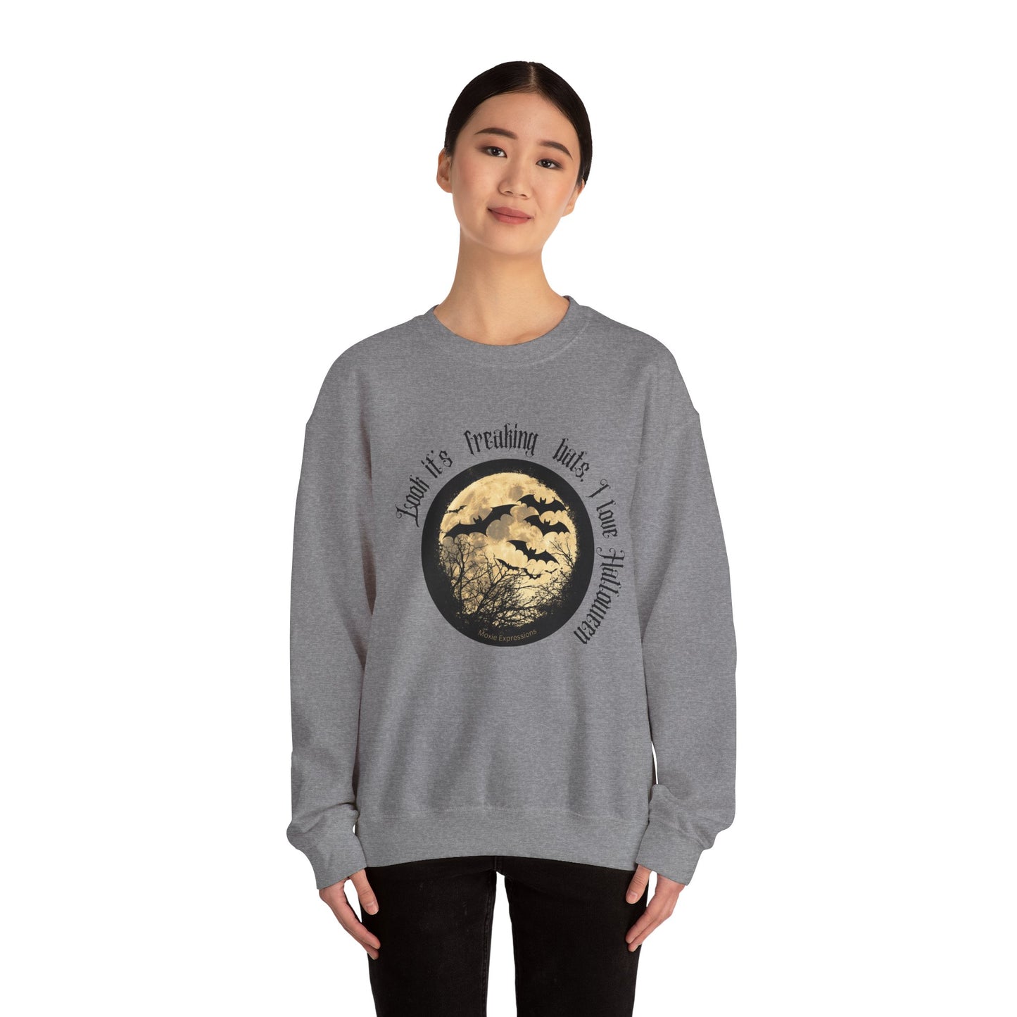 Twilight Bats Unisex Softstyle Crewneck T-Shirt
