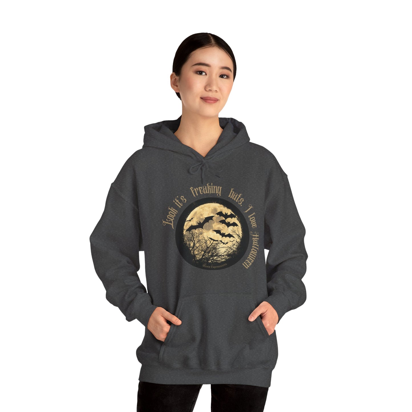 Twilight Bats Unisex Hooded Sweatshirt