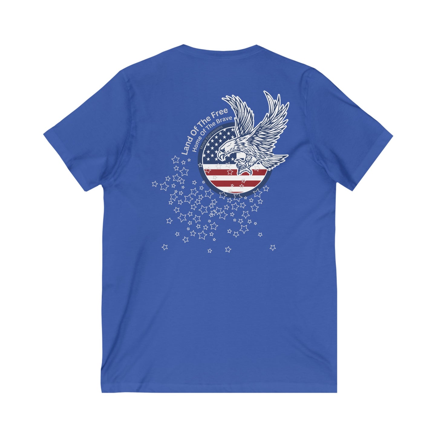 Brave Eagle Unisex Jersey Short Sleeve V-Neck Tee
