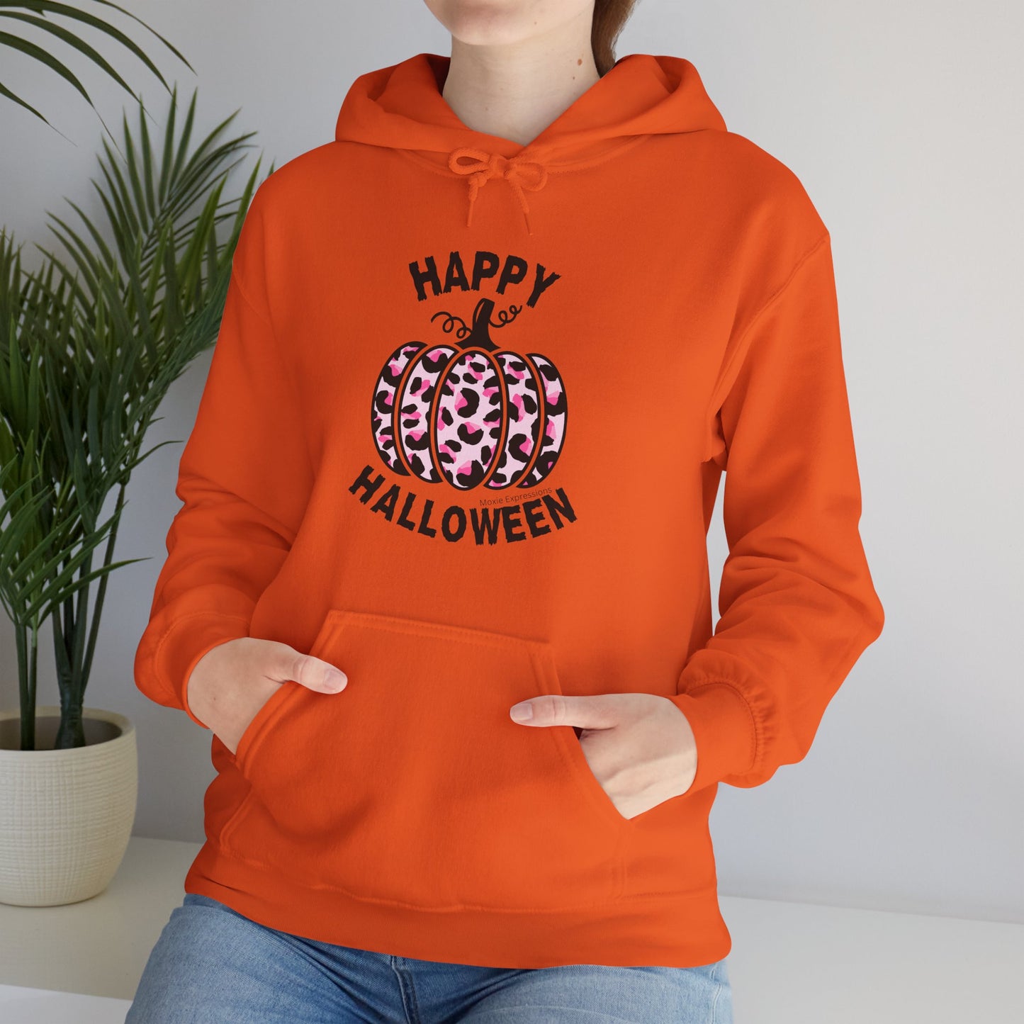 Sassy Pink Pumpkin Patch Unisex Hooded Sweatshirt
