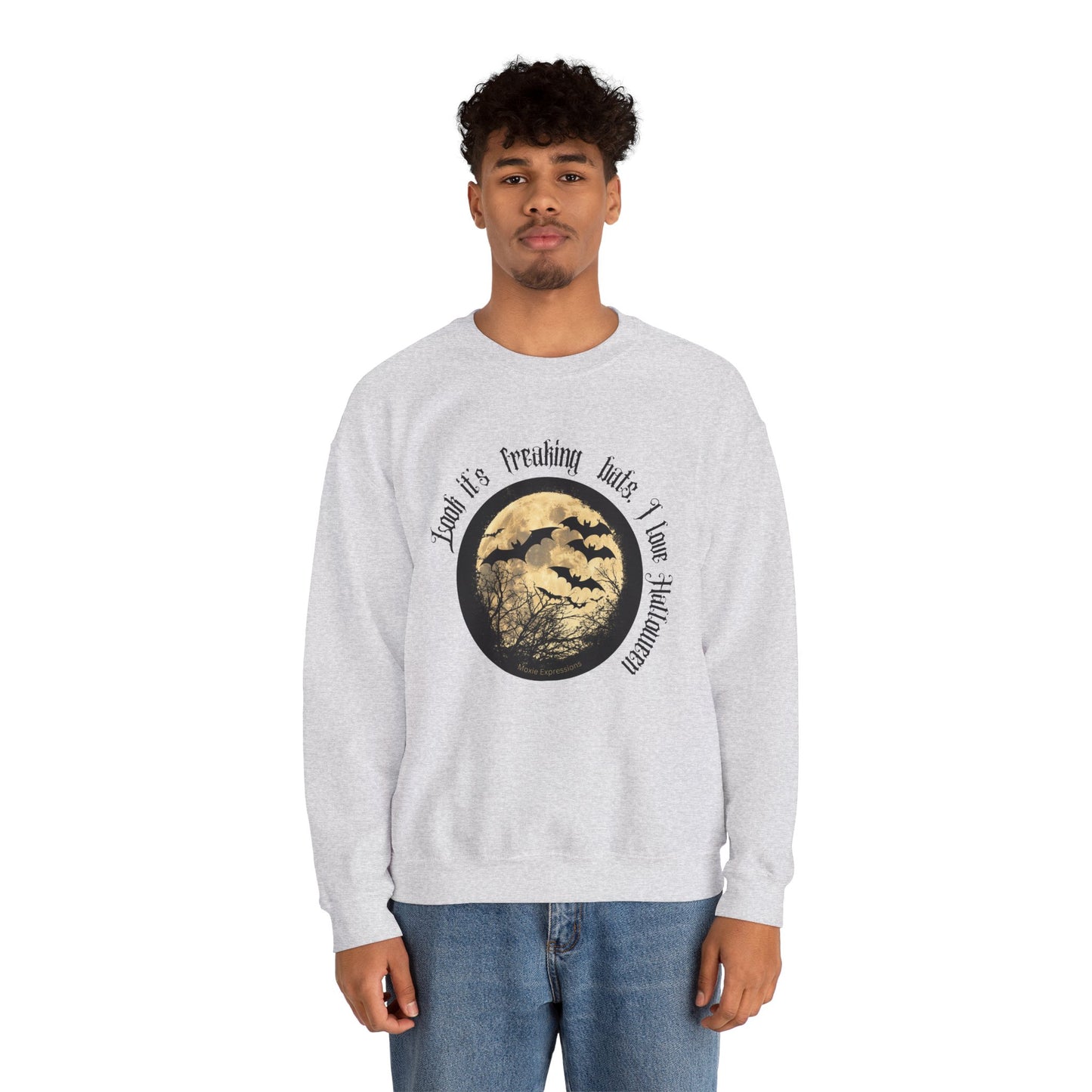 Twilight Bats Unisex Softstyle Crewneck T-Shirt