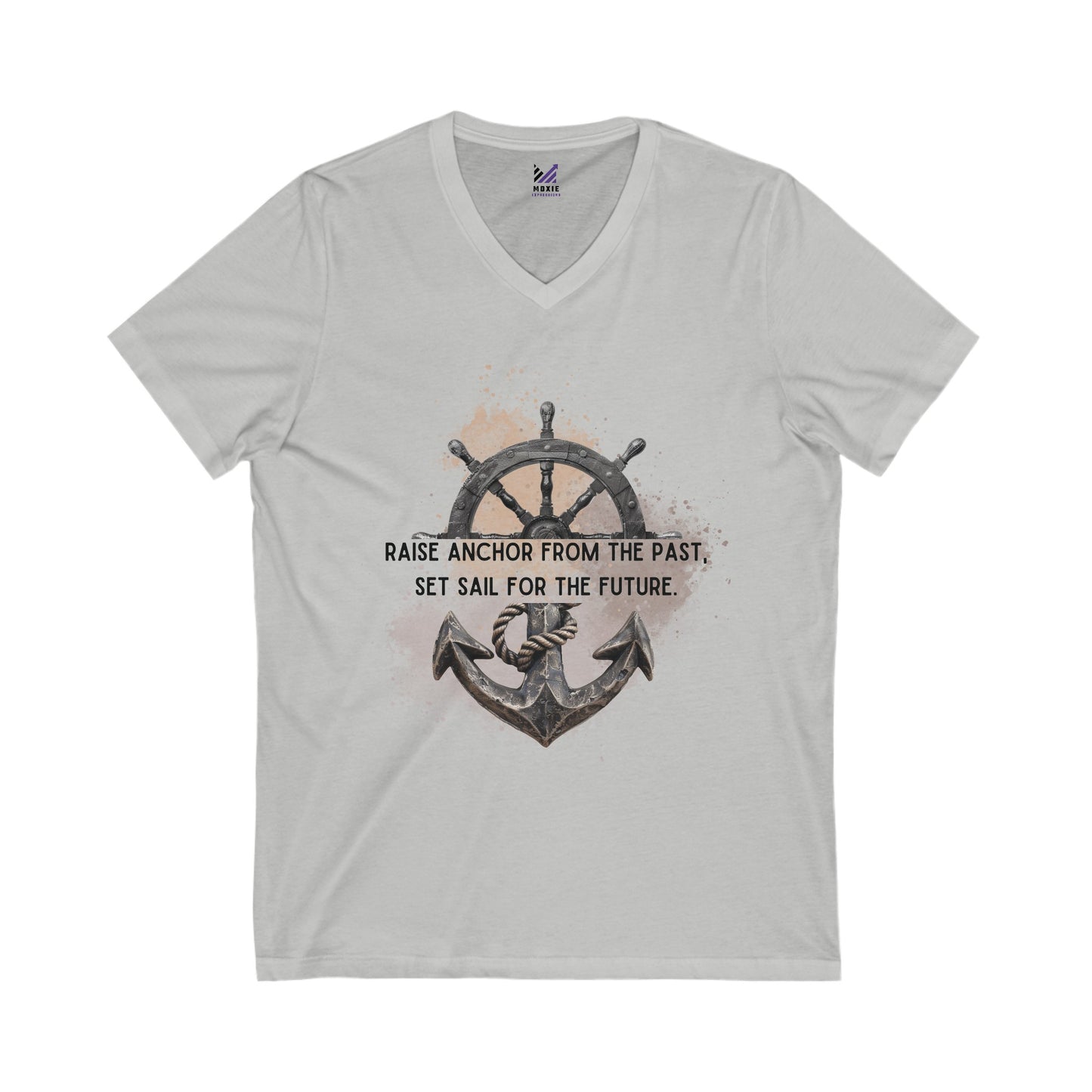 Anchor's Legacy Unisex Jersey Short Sleeve V-Neck Tee
