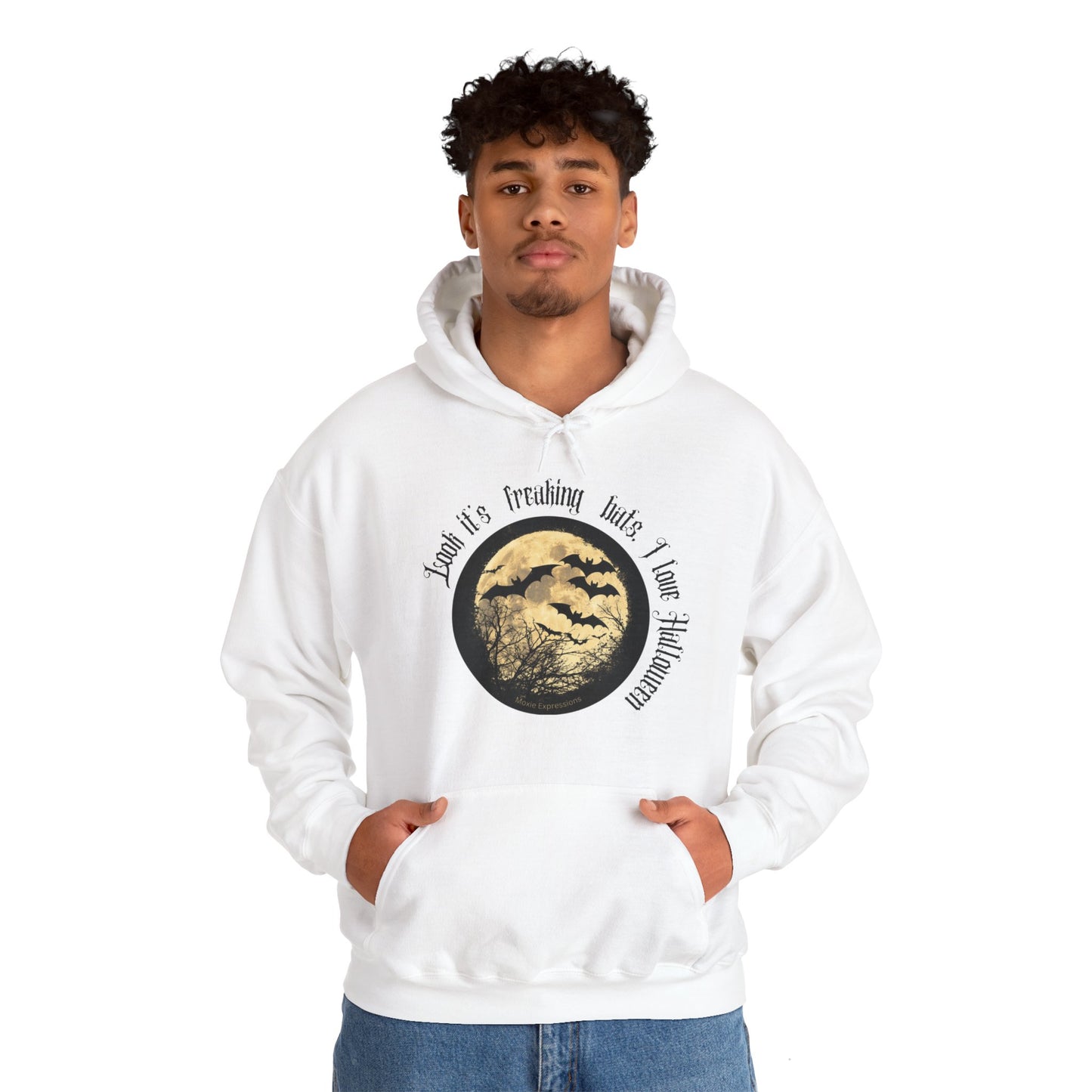 Twilight Bats Unisex Hooded Sweatshirt