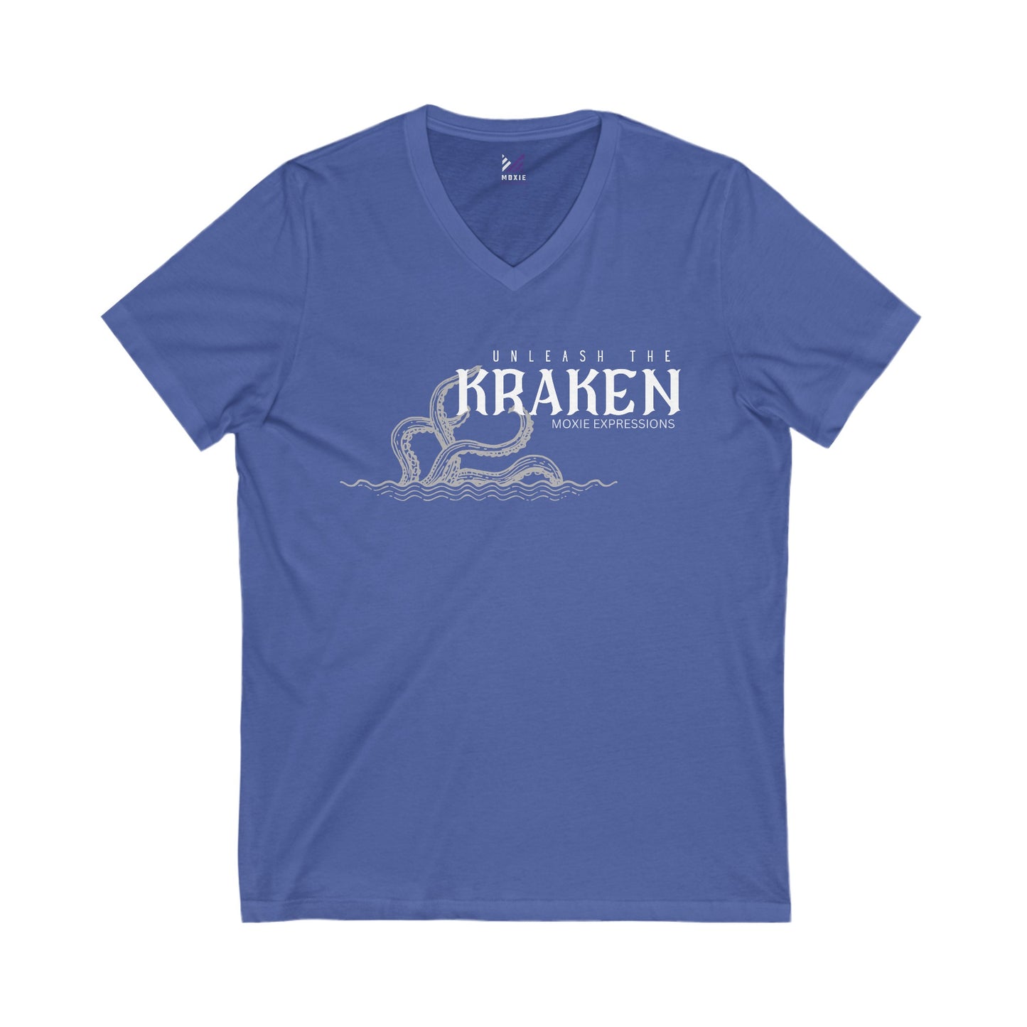 Kraken Wrath Unisex Jersey Short Sleeve V-Neck Tee