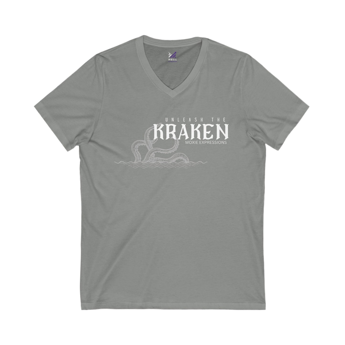 Kraken Wrath Unisex Jersey Short Sleeve V-Neck Tee