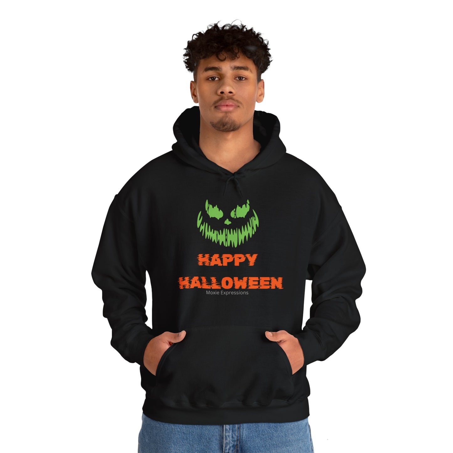 Spooky Jack o Lantern Unisex Hooded Sweatshirt