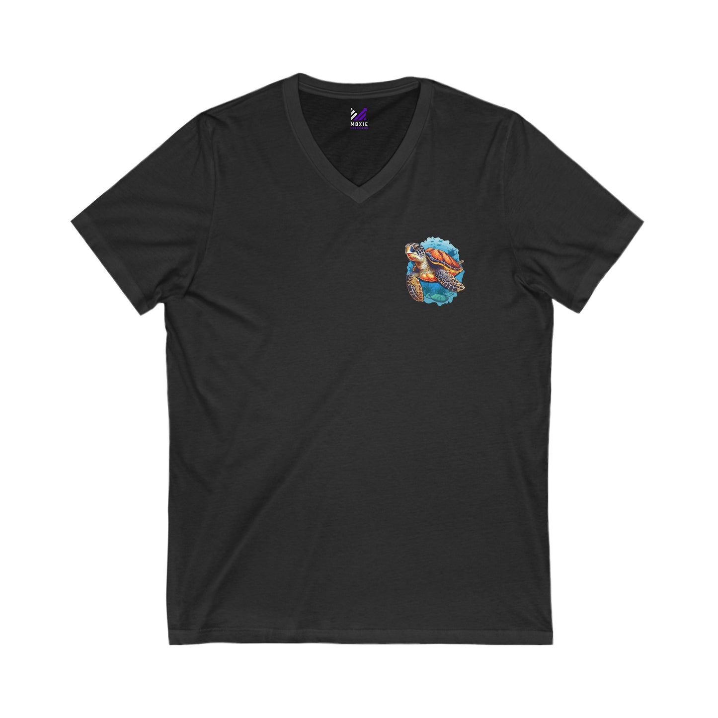 Tidal Tranquility Unisex Jersey Short Sleeve V-Neck Tee