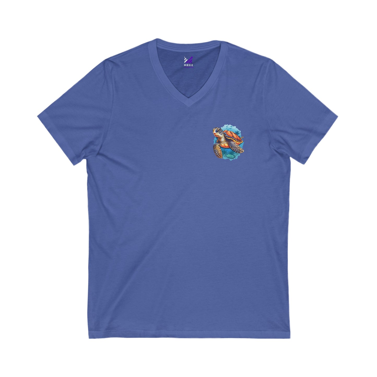 Tidal Tranquility Unisex Jersey Short Sleeve V-Neck Tee