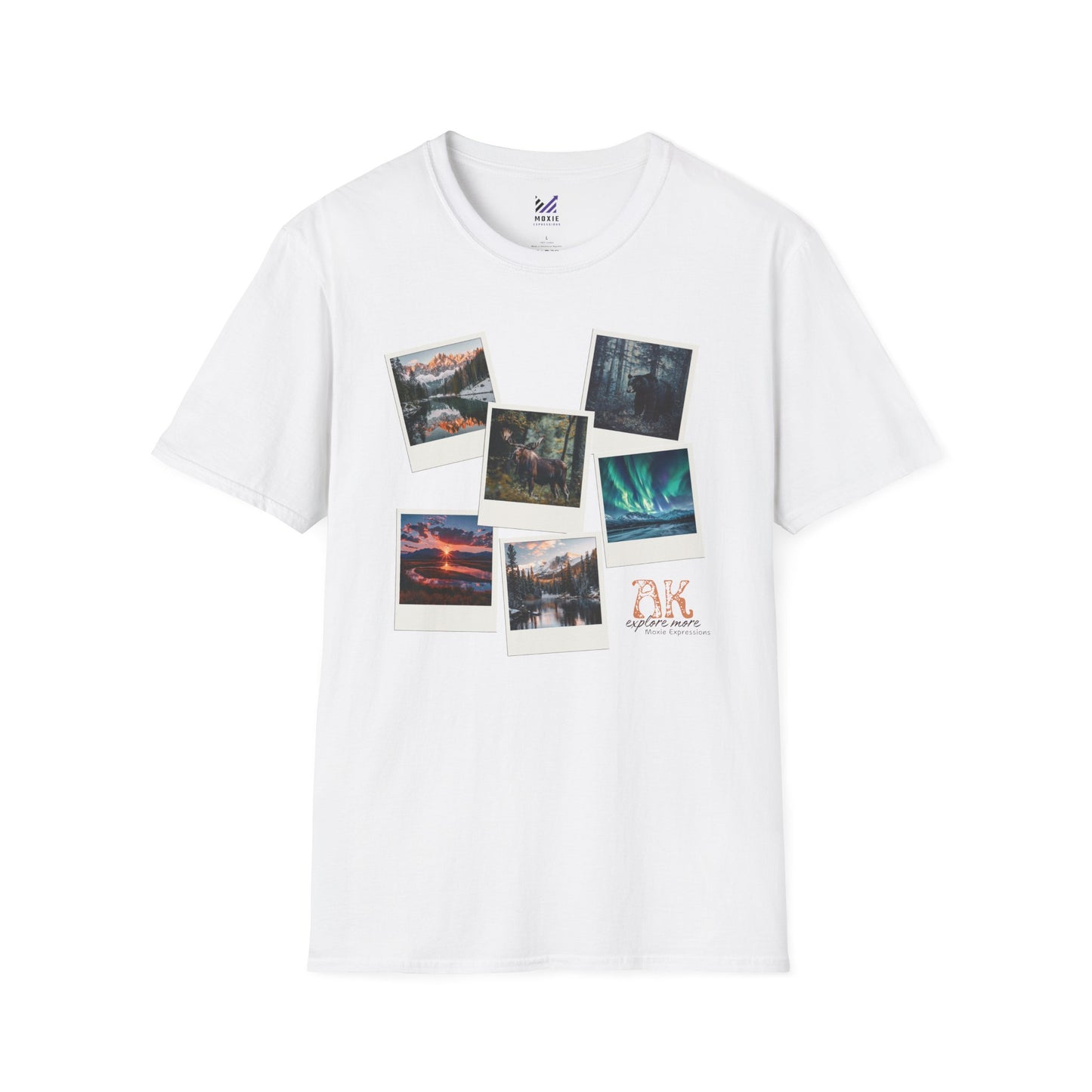 Alaska Explore More Unisex Softstyle Crewneck T-Shirt