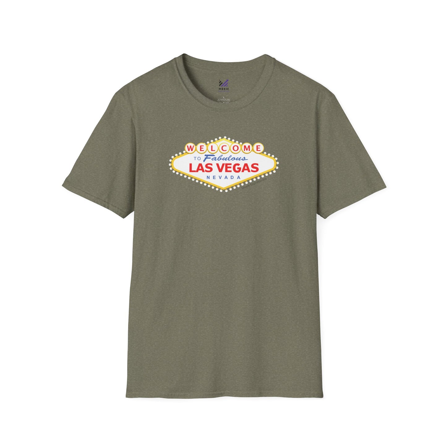 Vegas Vibes Unisex Softstyle Crewneck T-Shirt