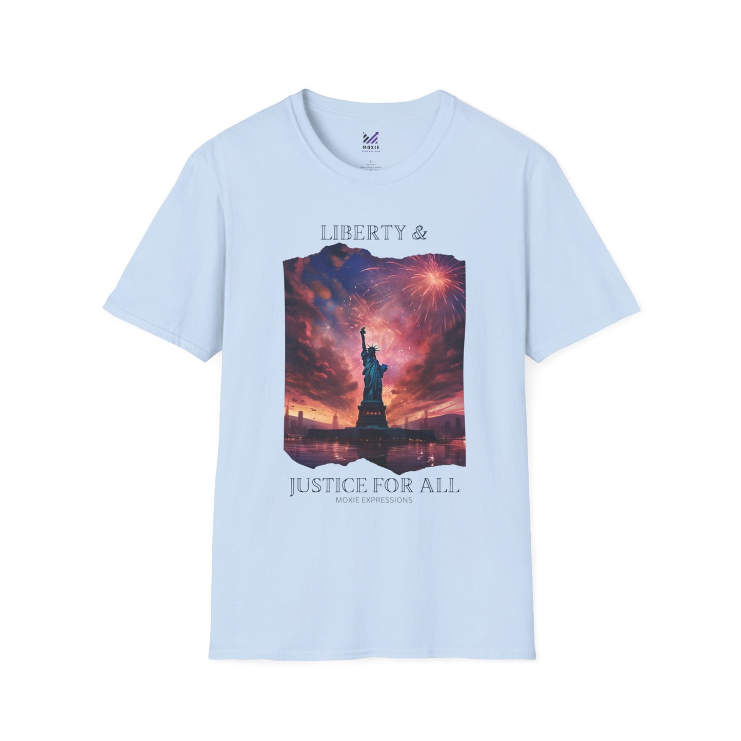 Liberty’s Radiance Unisex Softstyle Crewneck T-Shirt