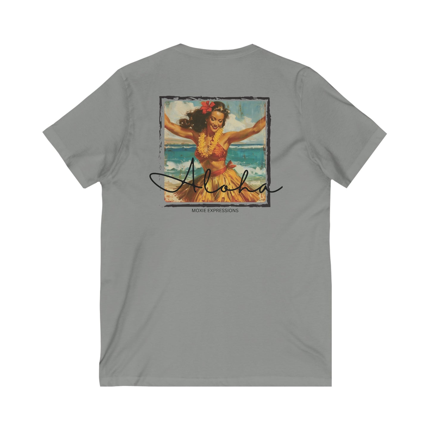 Paradise Winds Unisex Jersey Short Sleeve V-Neck Tee