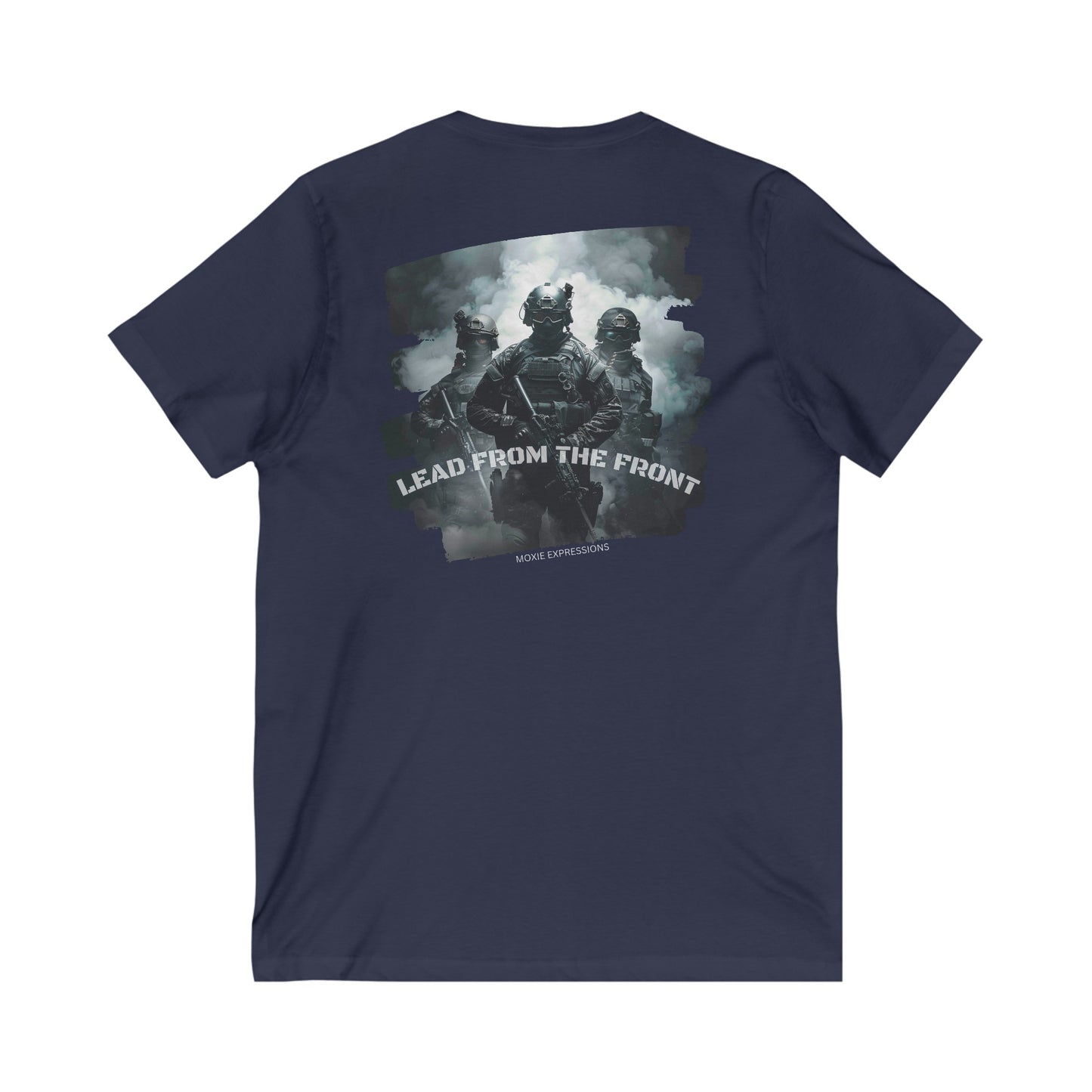 Frontline Valor Unisex Jersey Short Sleeve V-Neck Tee