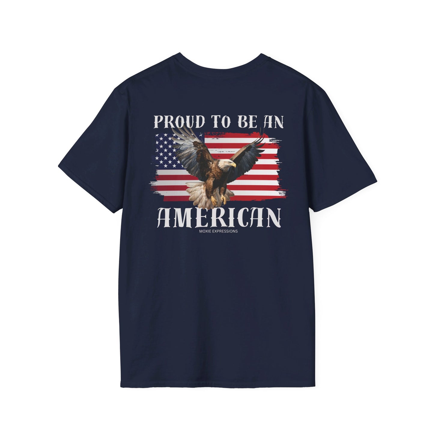 Proud Patriot Unisex Softstyle Crewneck T-Shirt