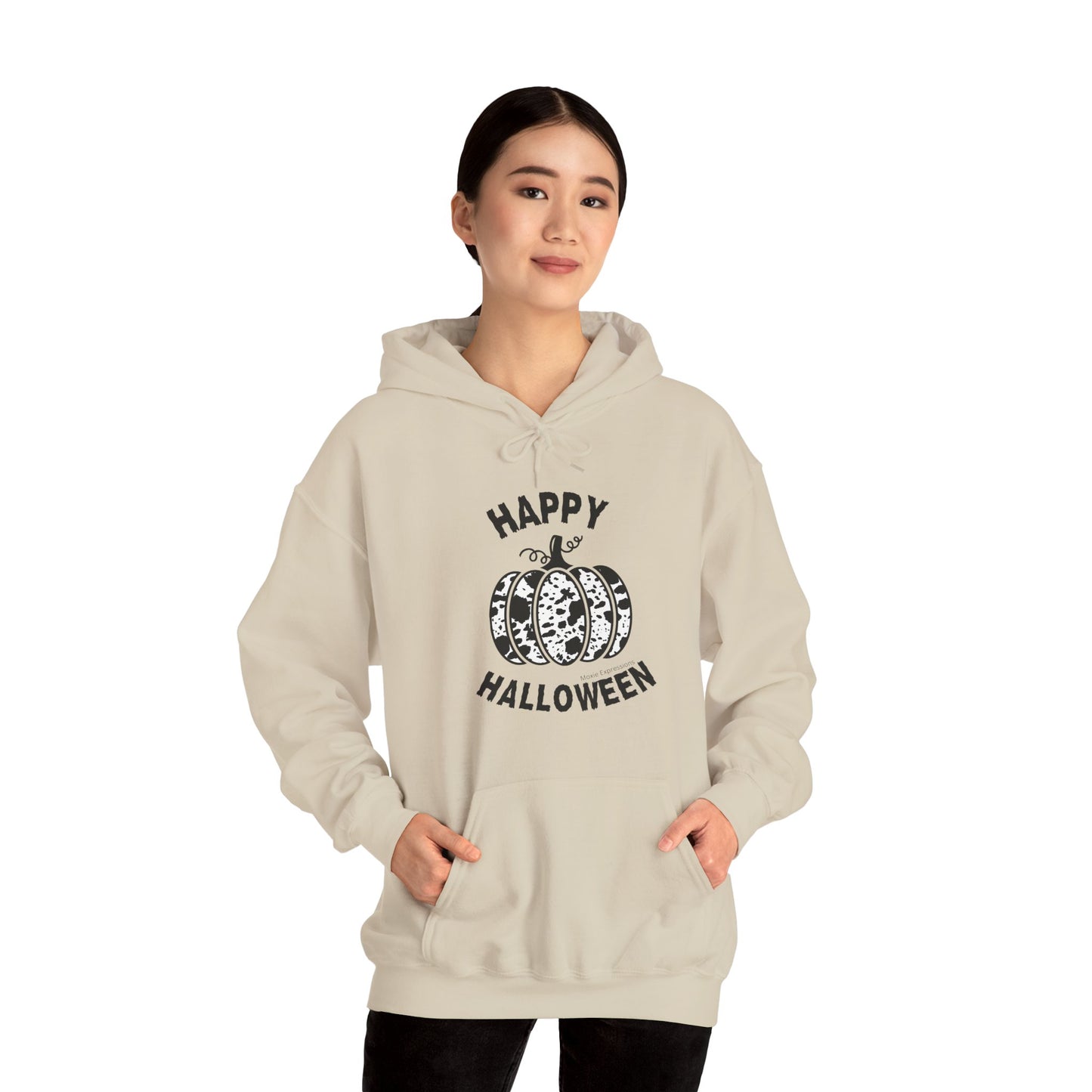 Cow Pumpkin Patch Unisex Hooded Sweatshirt