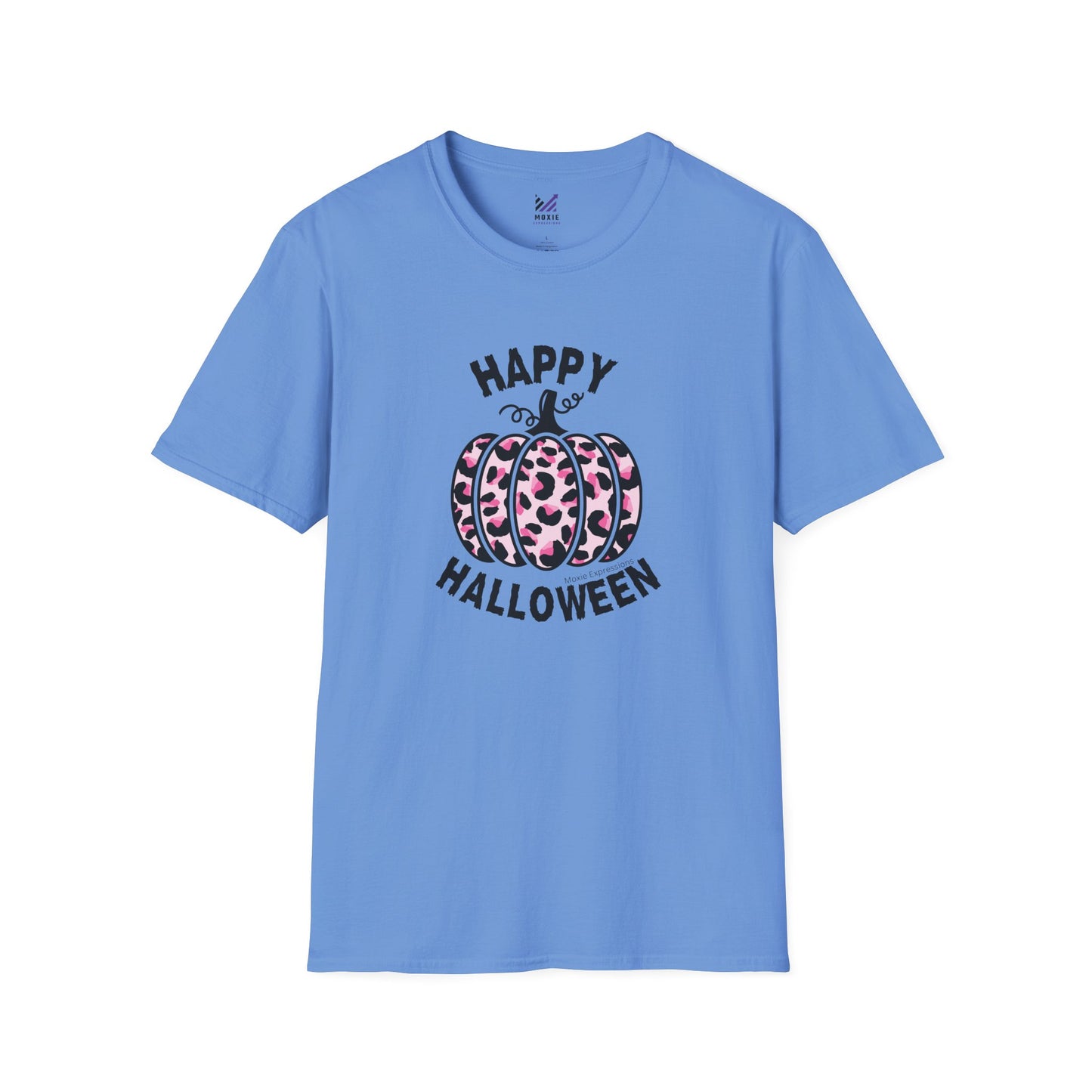 Sassy Pink Pumpkin Patch Unisex Softstyle Crewneck T-Shirt