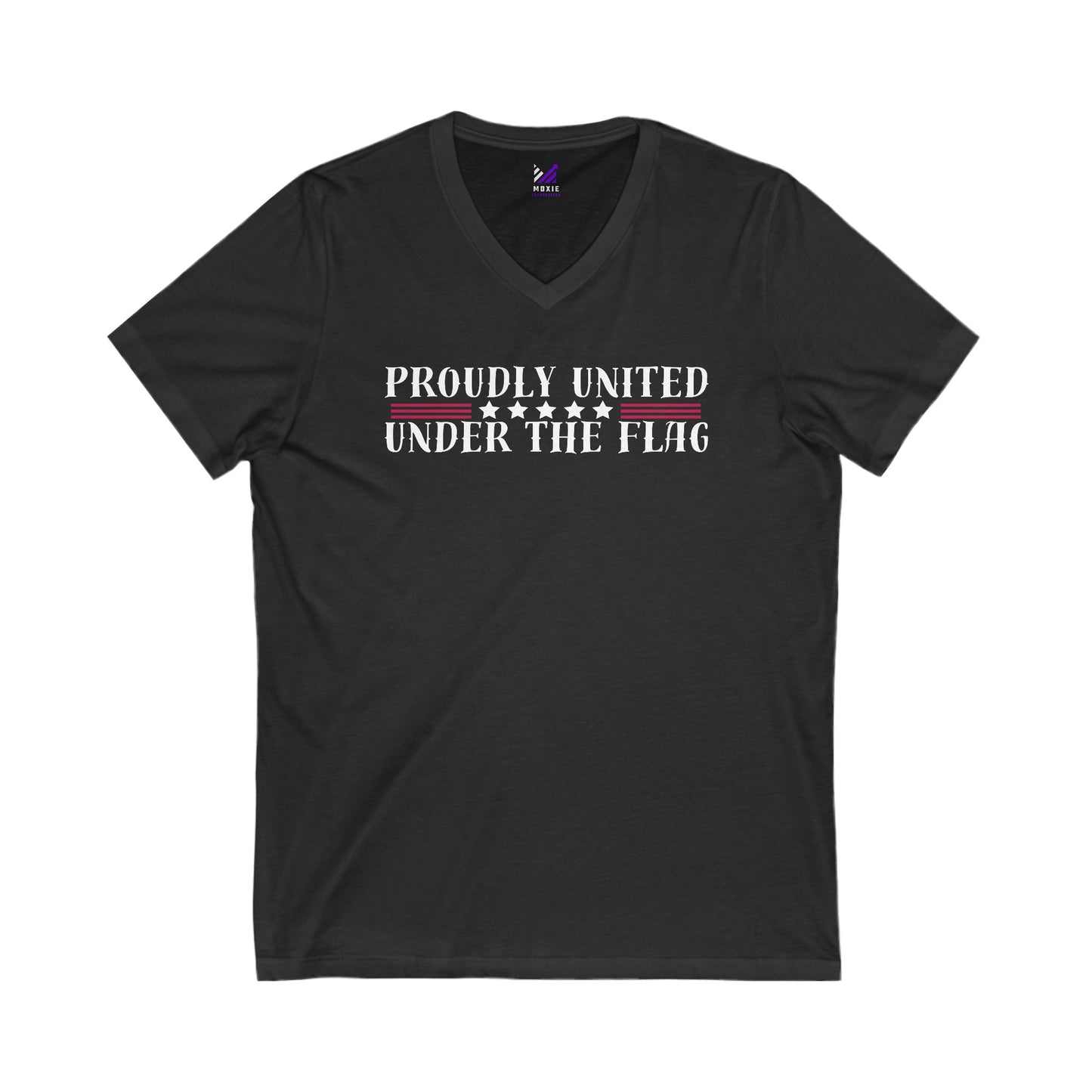 Proud Patriot Unisex Jersey Short Sleeve V-Neck Tee