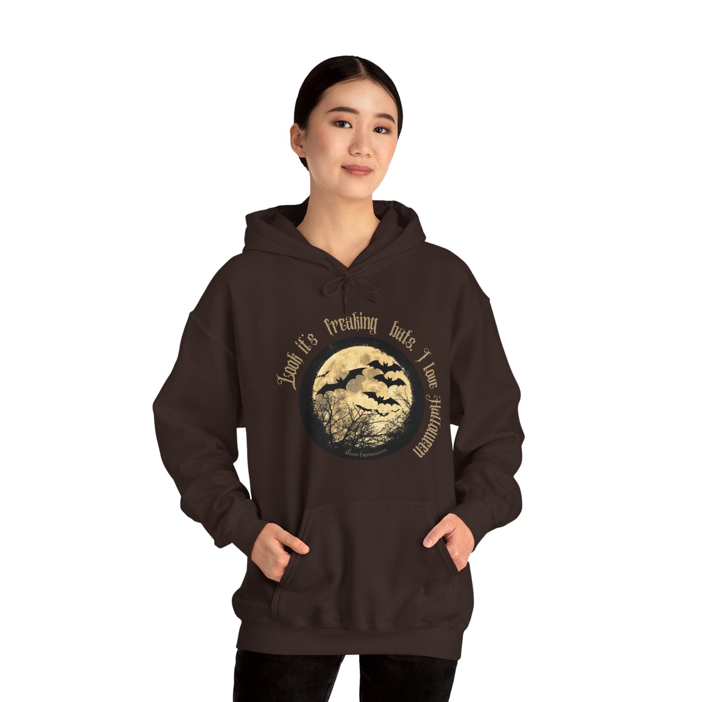 Twilight Bats Unisex Hooded Sweatshirt