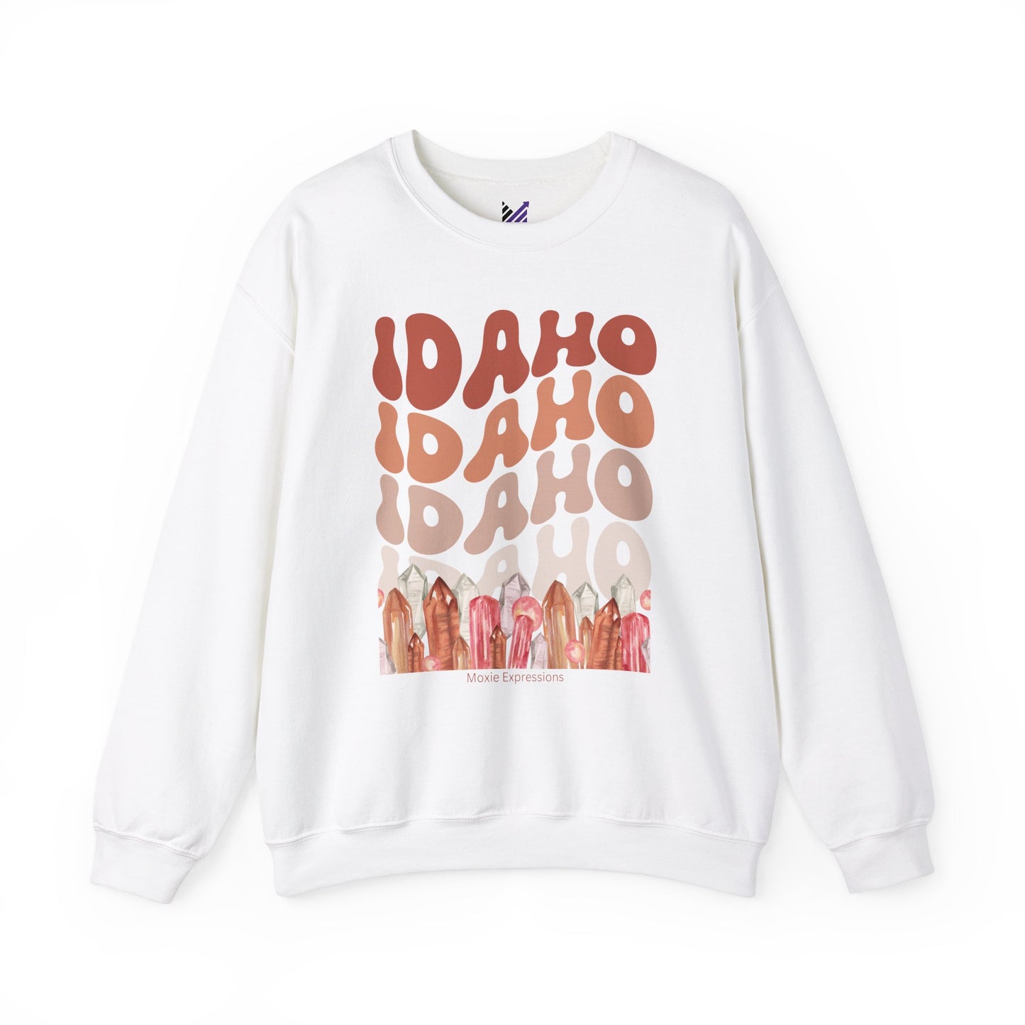 Idaho Gemstone Fusion Unisex Crewneck Sweatshirt