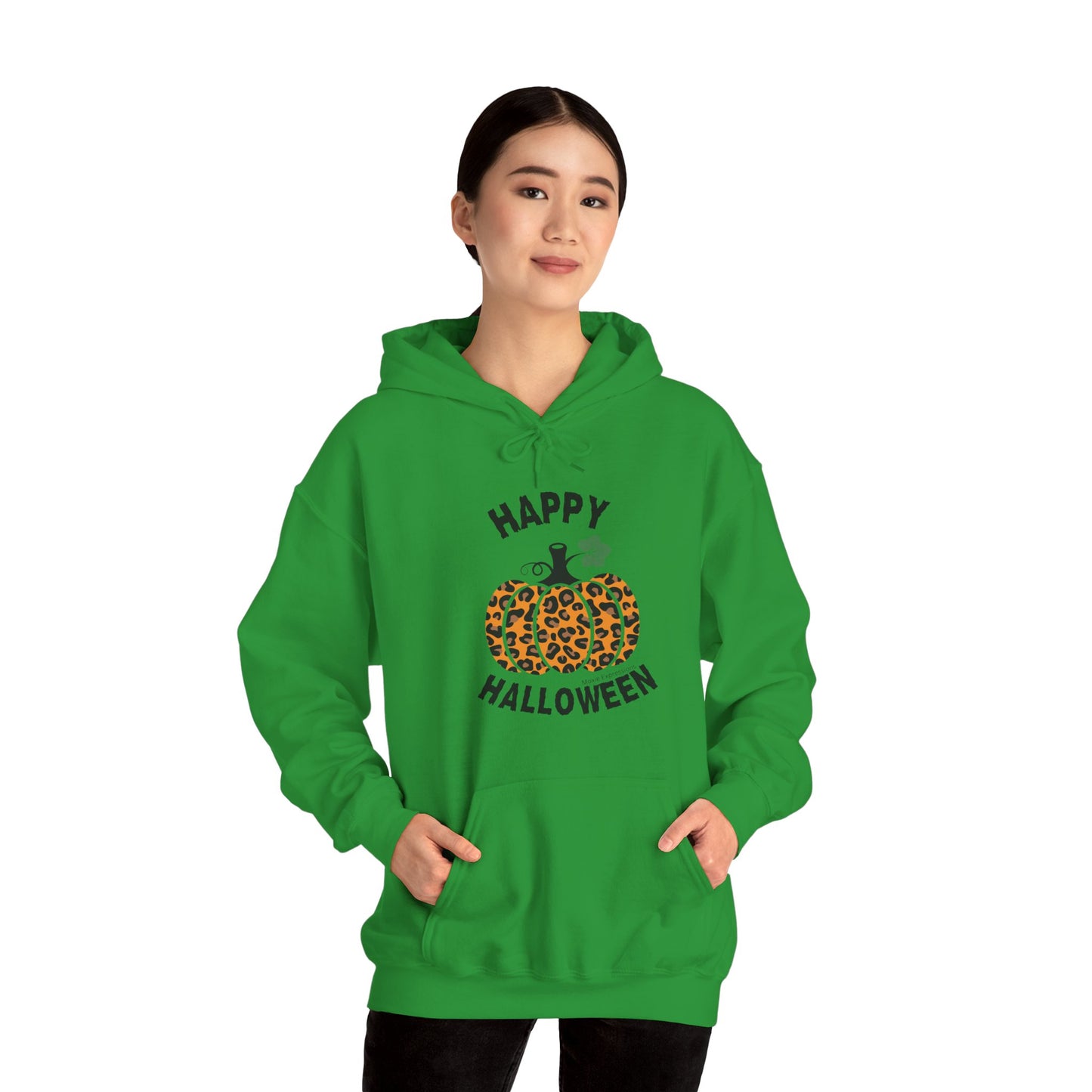Cheetah Chic Pumpkin Patch Unisex Hooded Sweatshirt