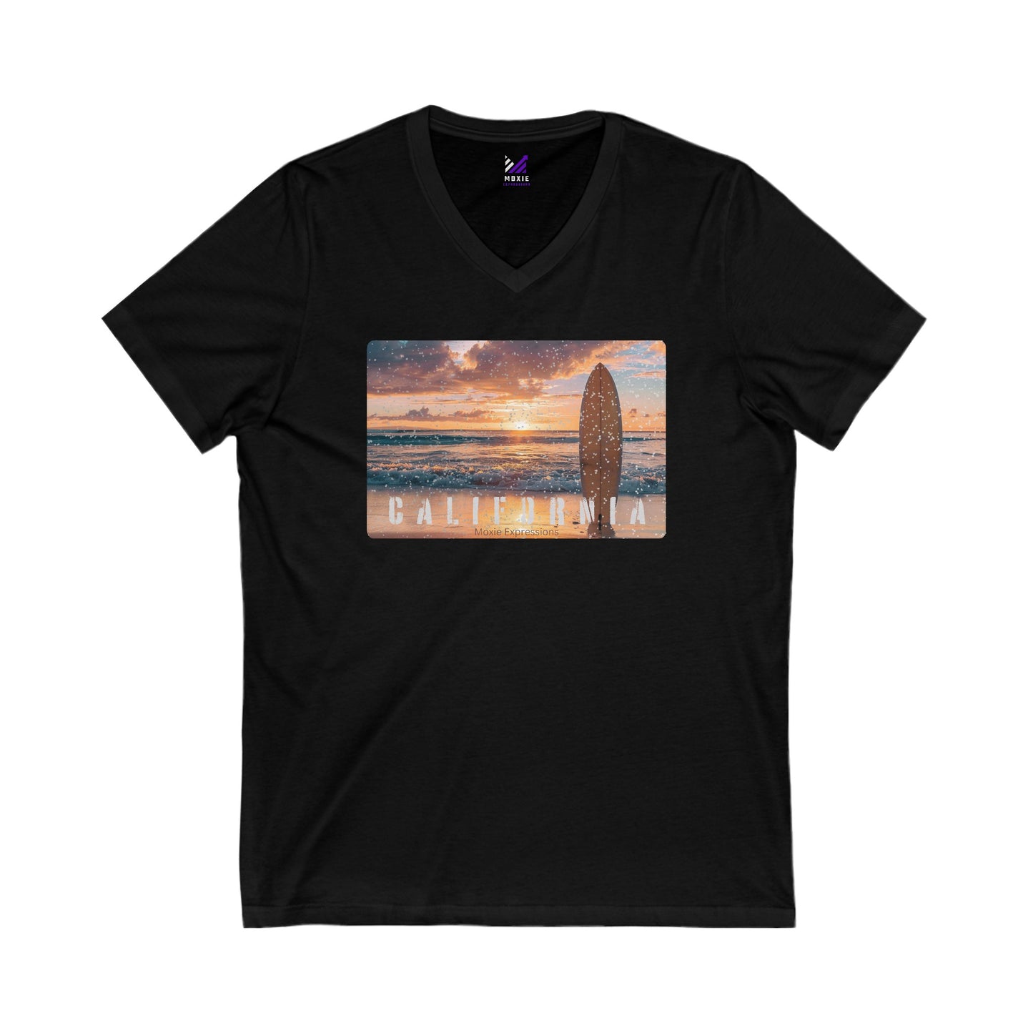California Dreamin Unisex Jersey Short Sleeve V-Neck Tee