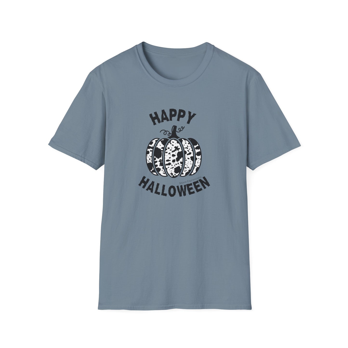 Cow Pumpkin Patch Unisex Softstyle Crewneck T-Shirt