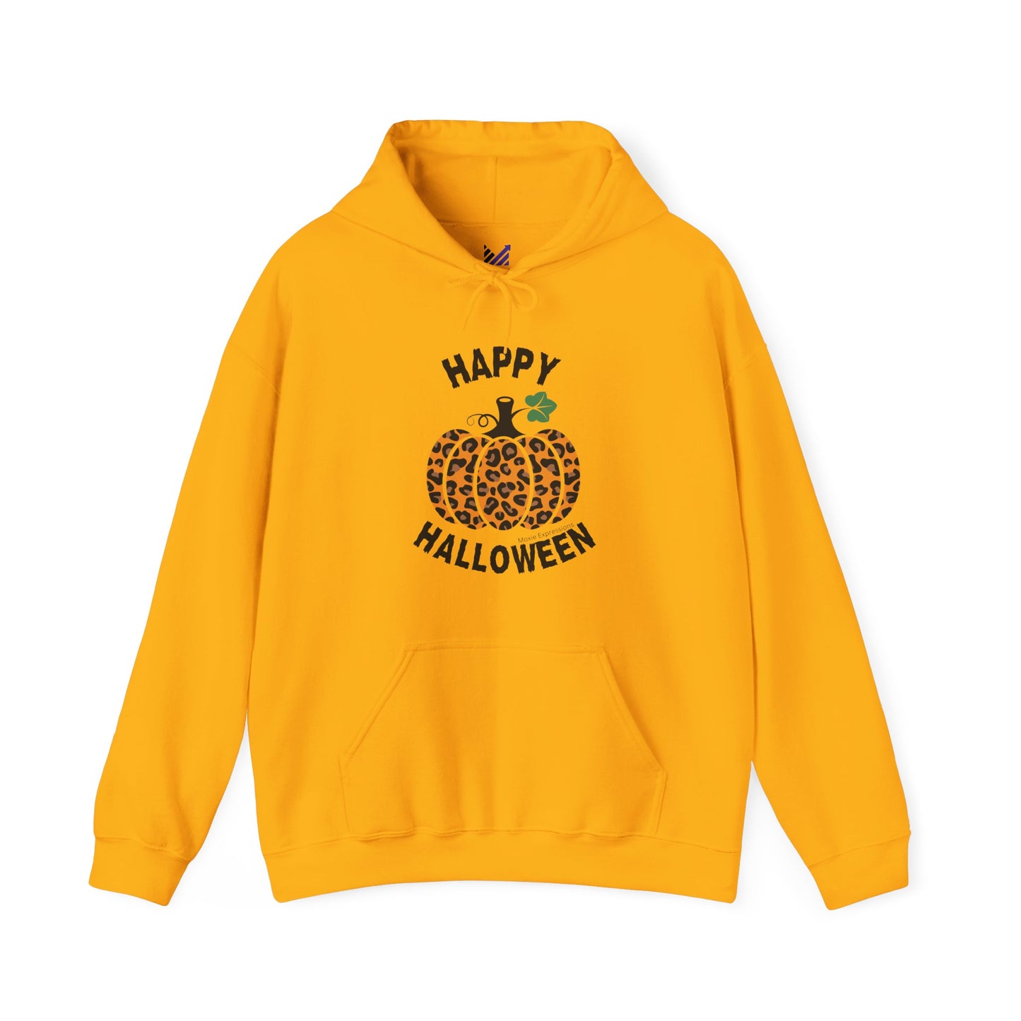 Cheetah Chic Pumpkin Patch Unisex Hooded Sweatshirt