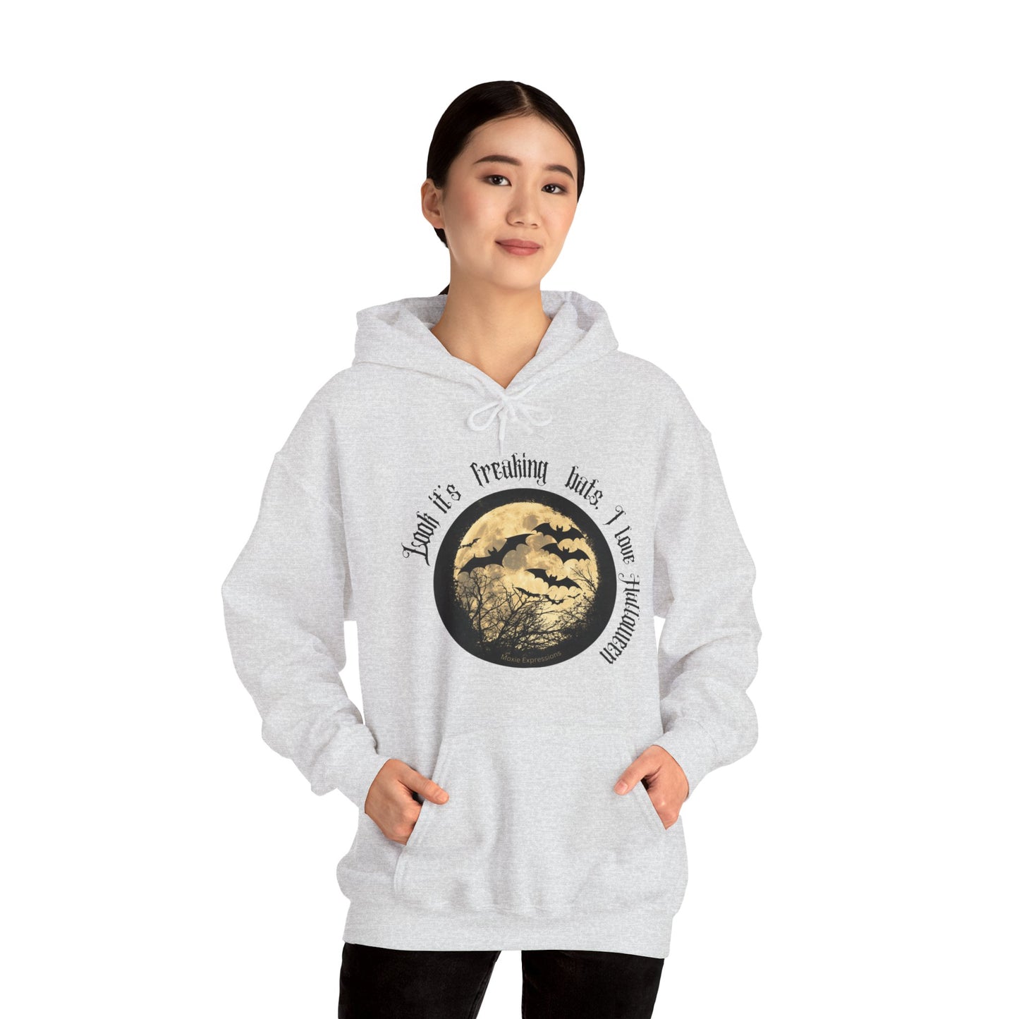 Twilight Bats Unisex Hooded Sweatshirt