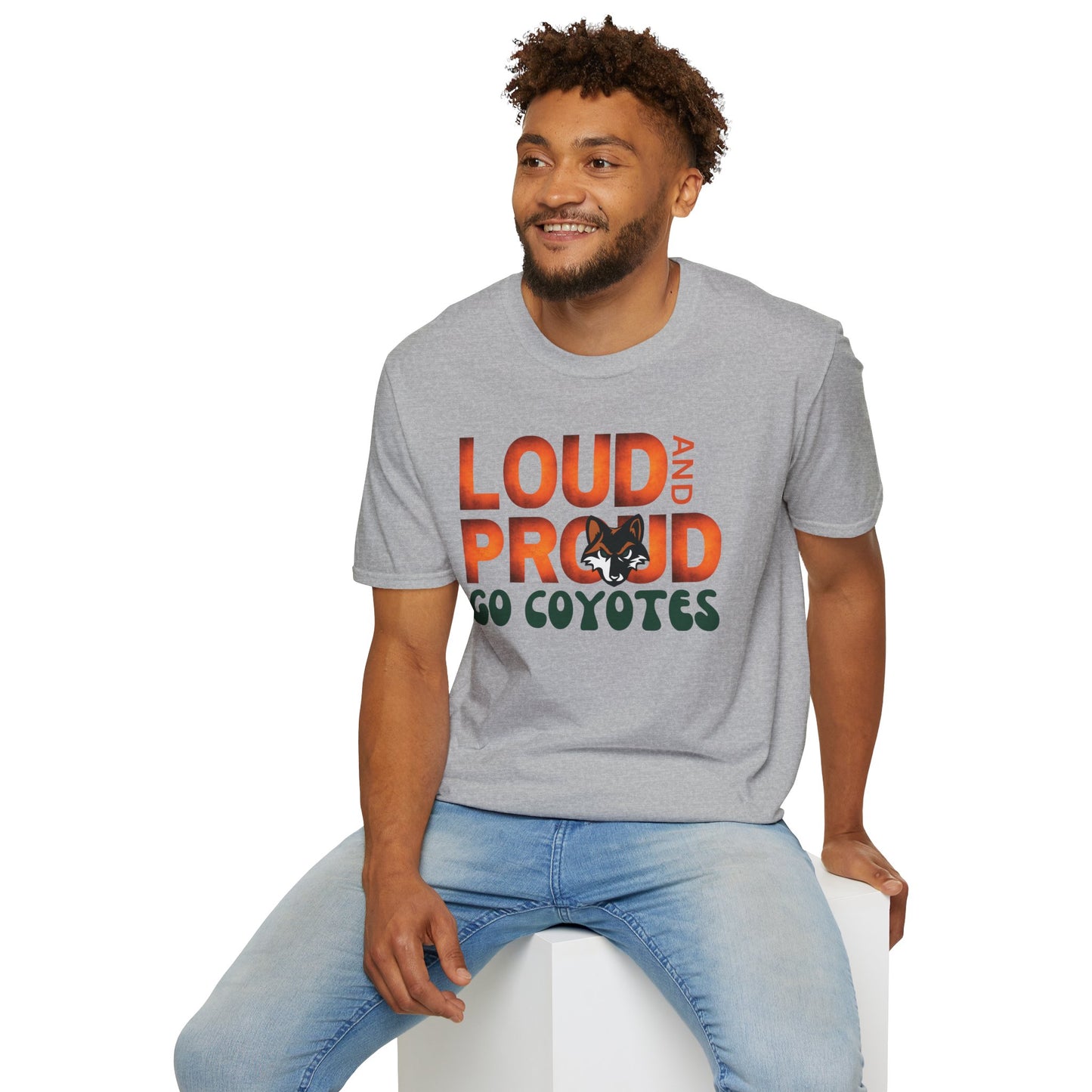 Campo Cheer - Loud & Proud Unisex Softstyle Crewneck T-Shirt