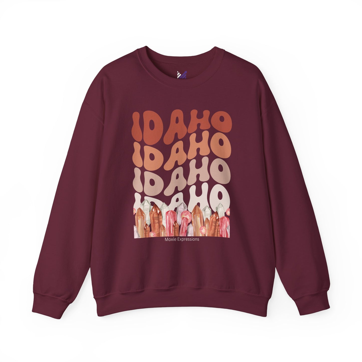 Idaho Gemstone Fusion Unisex Crewneck Sweatshirt