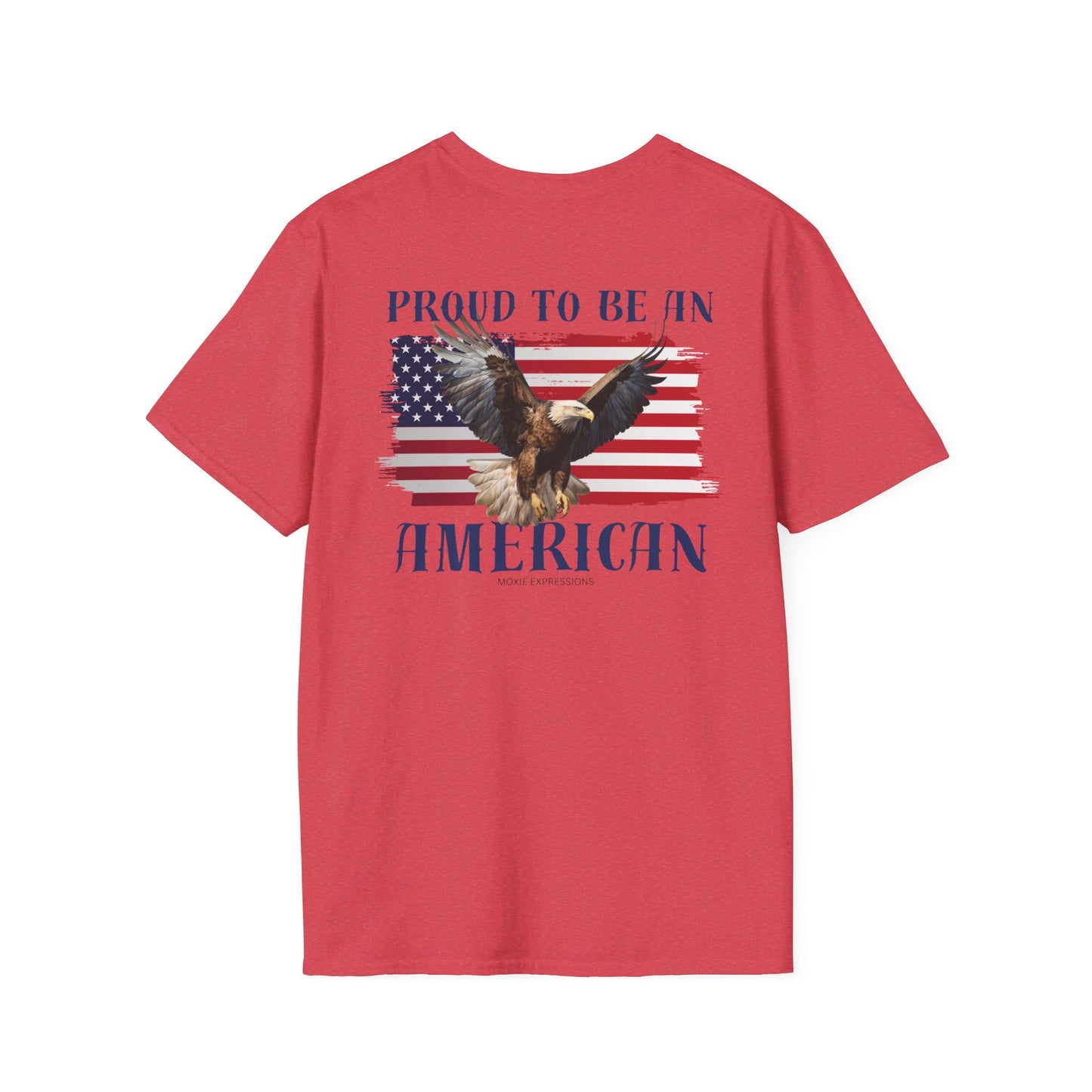 Proud Patriot Unisex Softstyle Crewneck T-Shirt