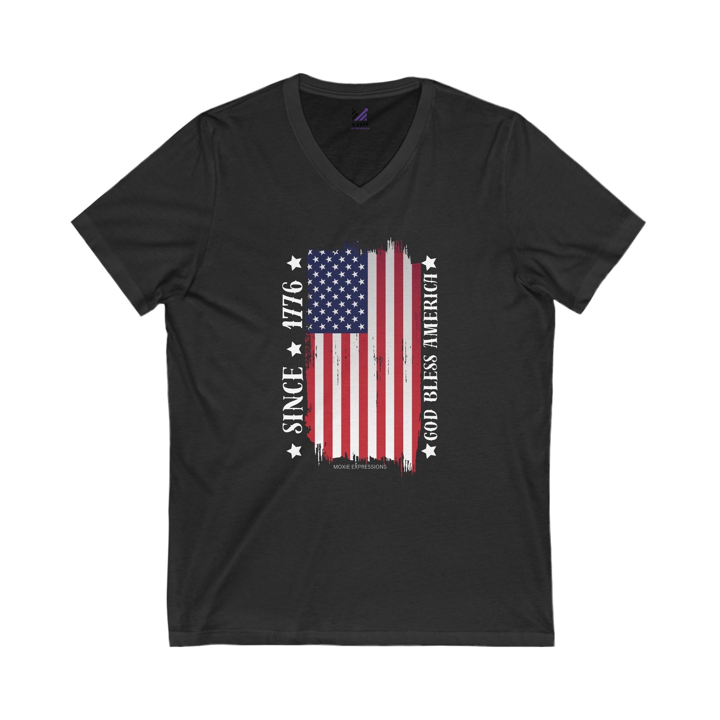 Patriot's Pride Unisex Jersey Short Sleeve V-Neck Tee
