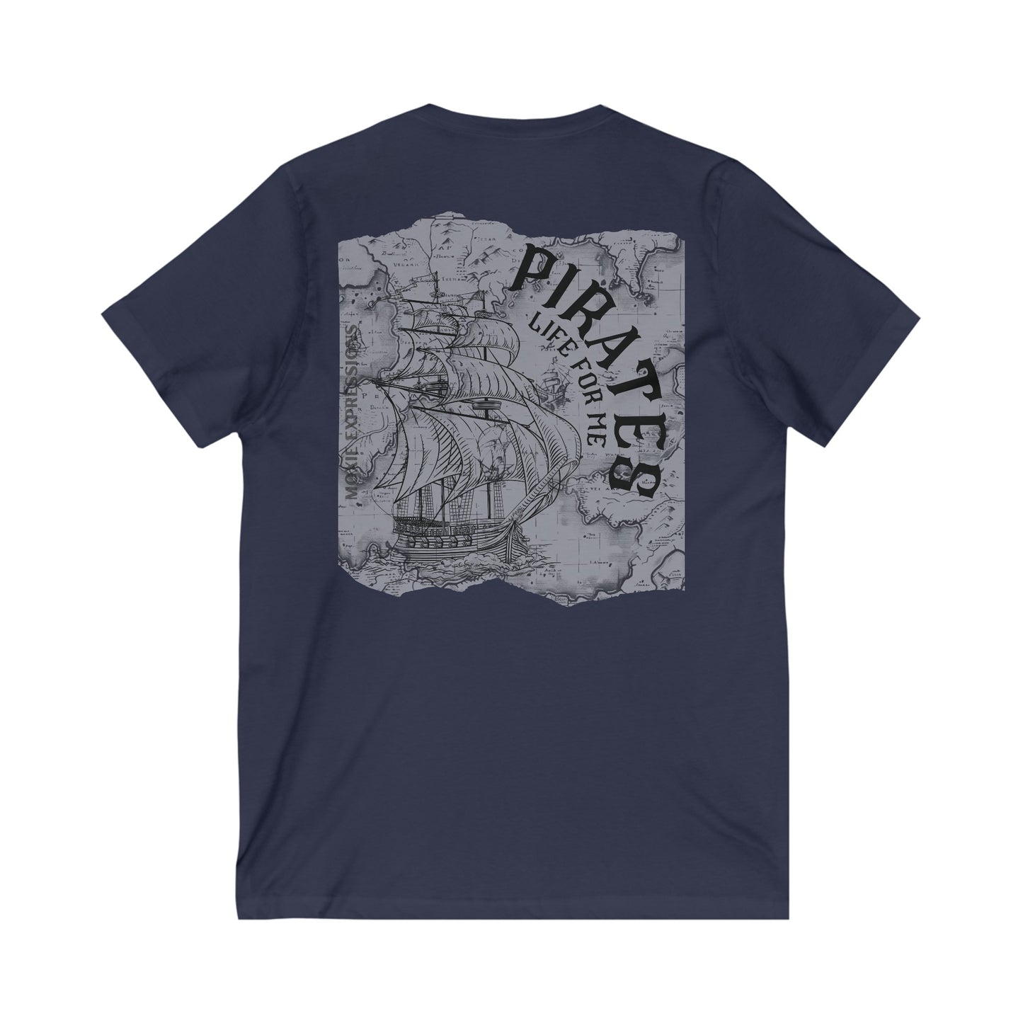 Blackbeard Legacy Unisex Jersey Short Sleeve V-Neck Tee