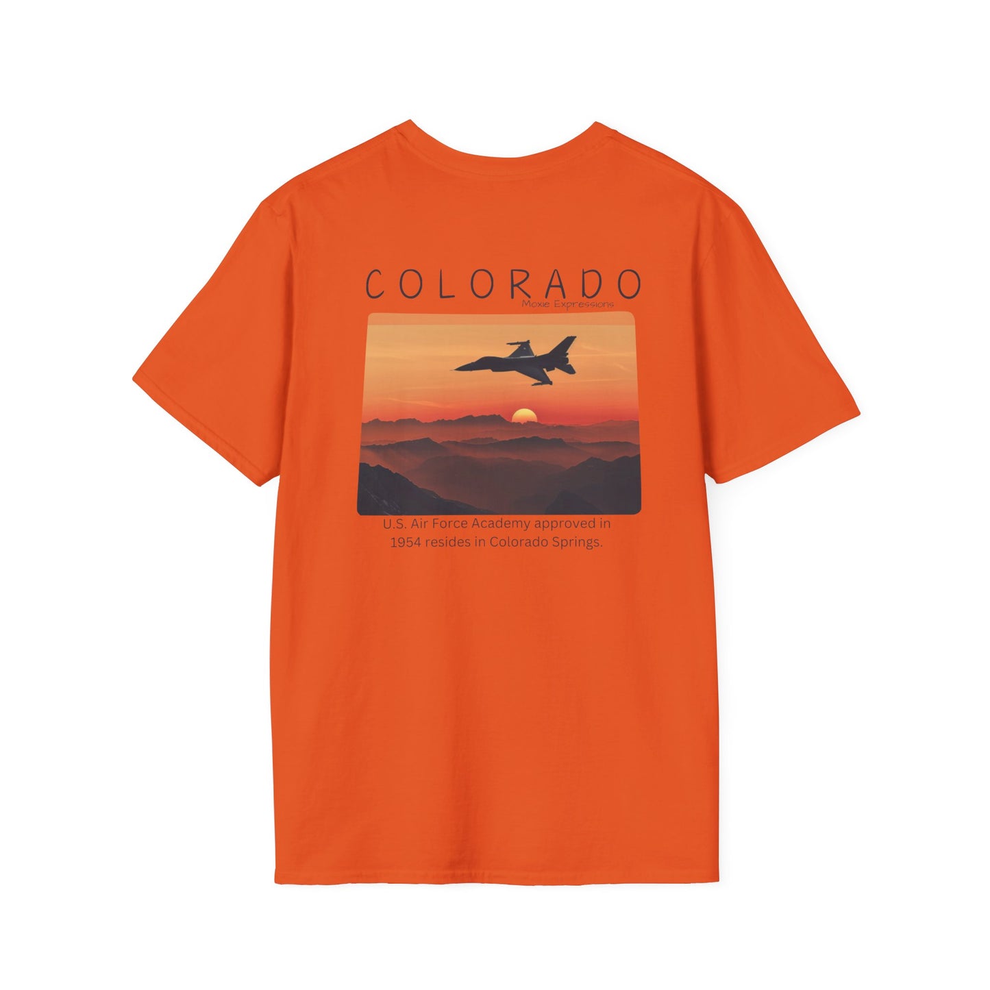Colorado Cadet Wings Unisex Softstyle Crewneck T-Shirt