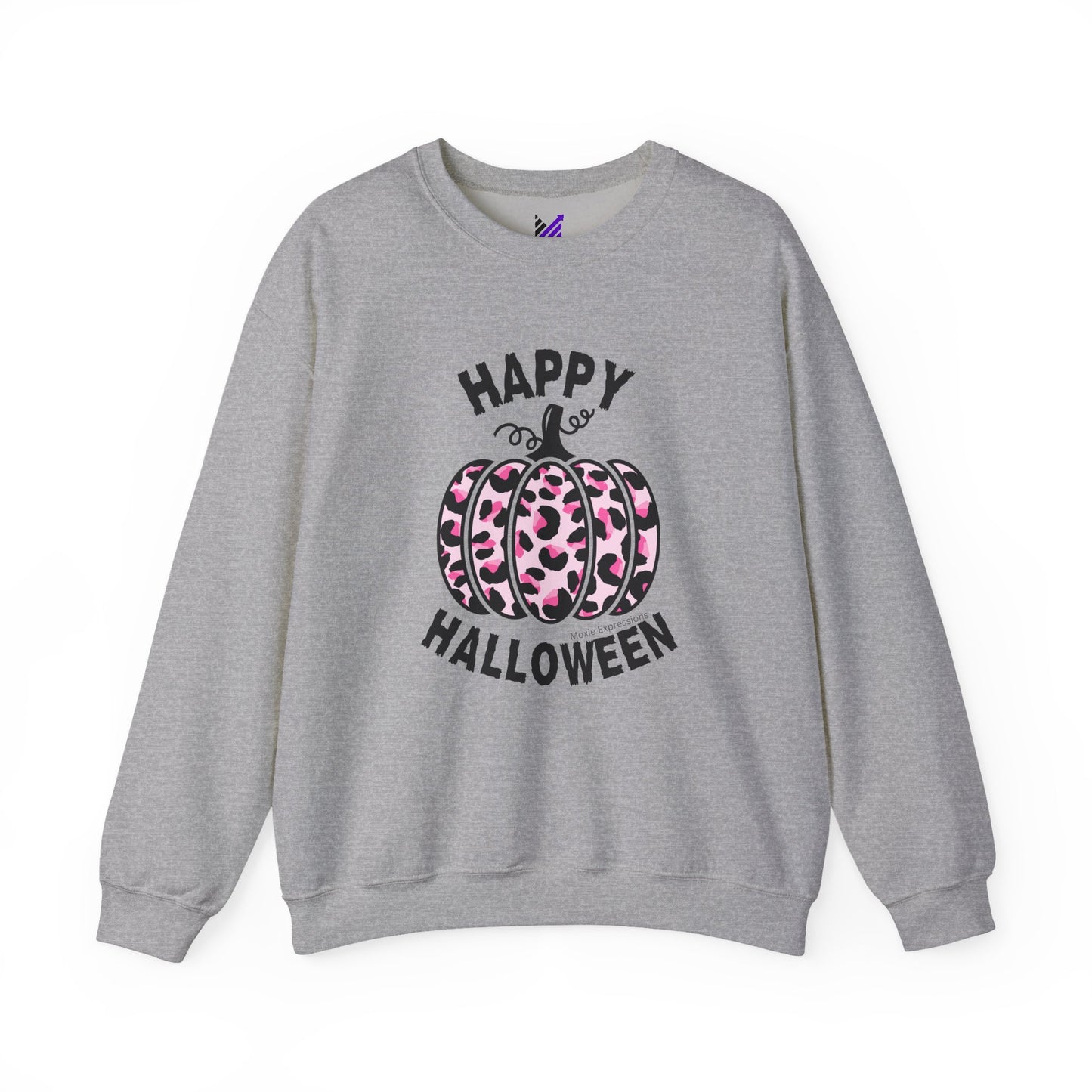 Sassy Pink Pumpkin Patch Unisex Crewneck Sweatshirt