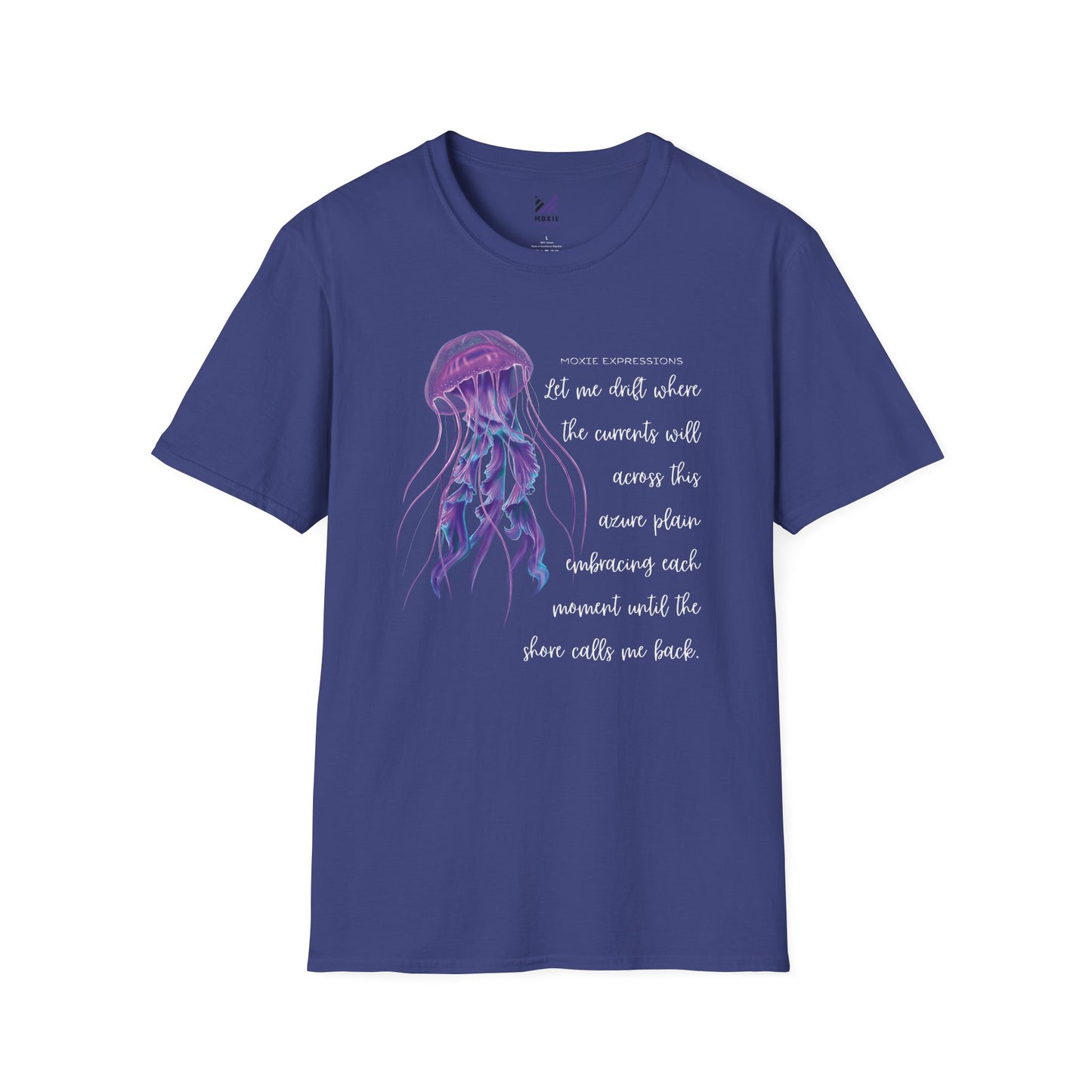 Ocean Whisper Unisex Softstyle Crewneck T-Shirt