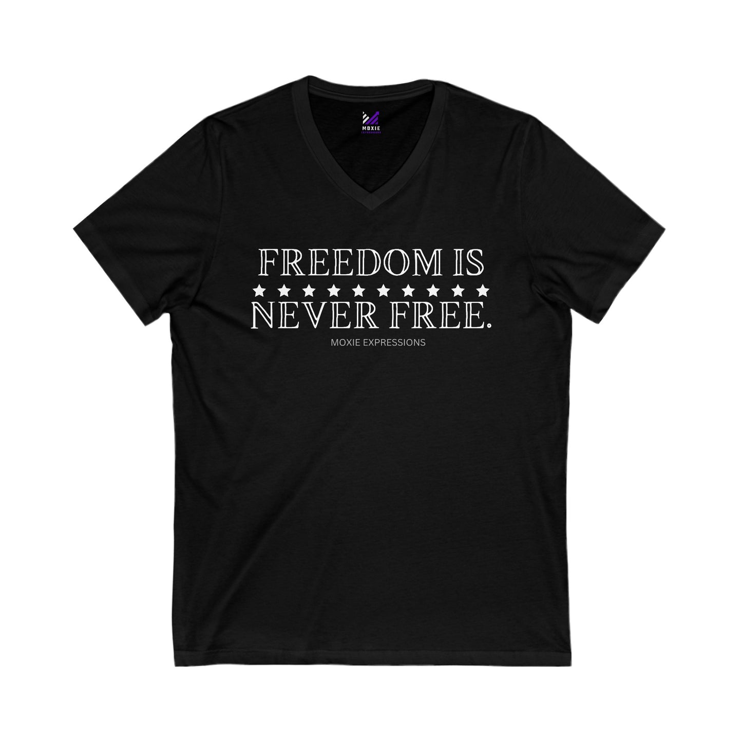 Freedom Guardian Unisex Jersey Short Sleeve V-Neck Tee