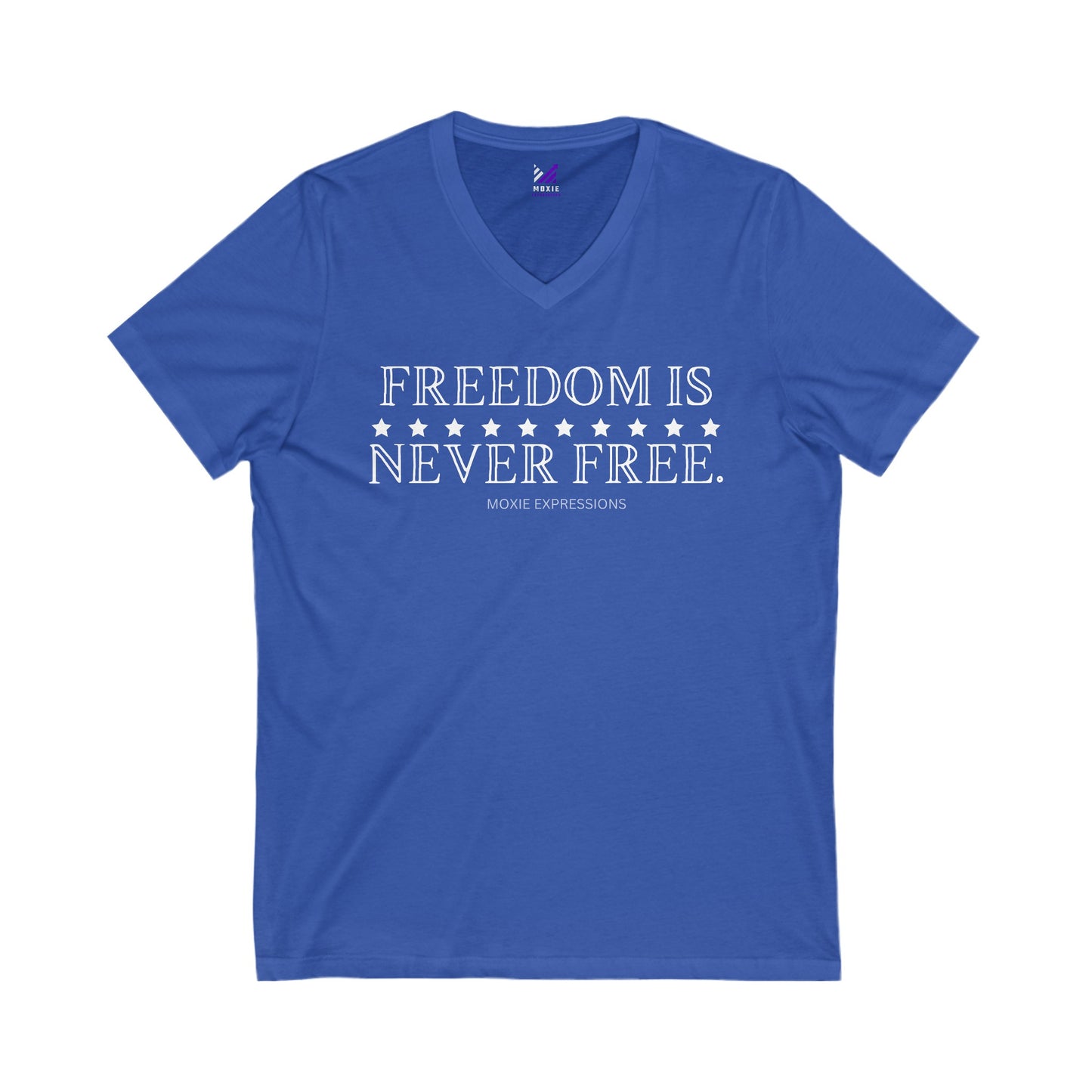 Freedom Guardian Unisex Jersey Short Sleeve V-Neck Tee
