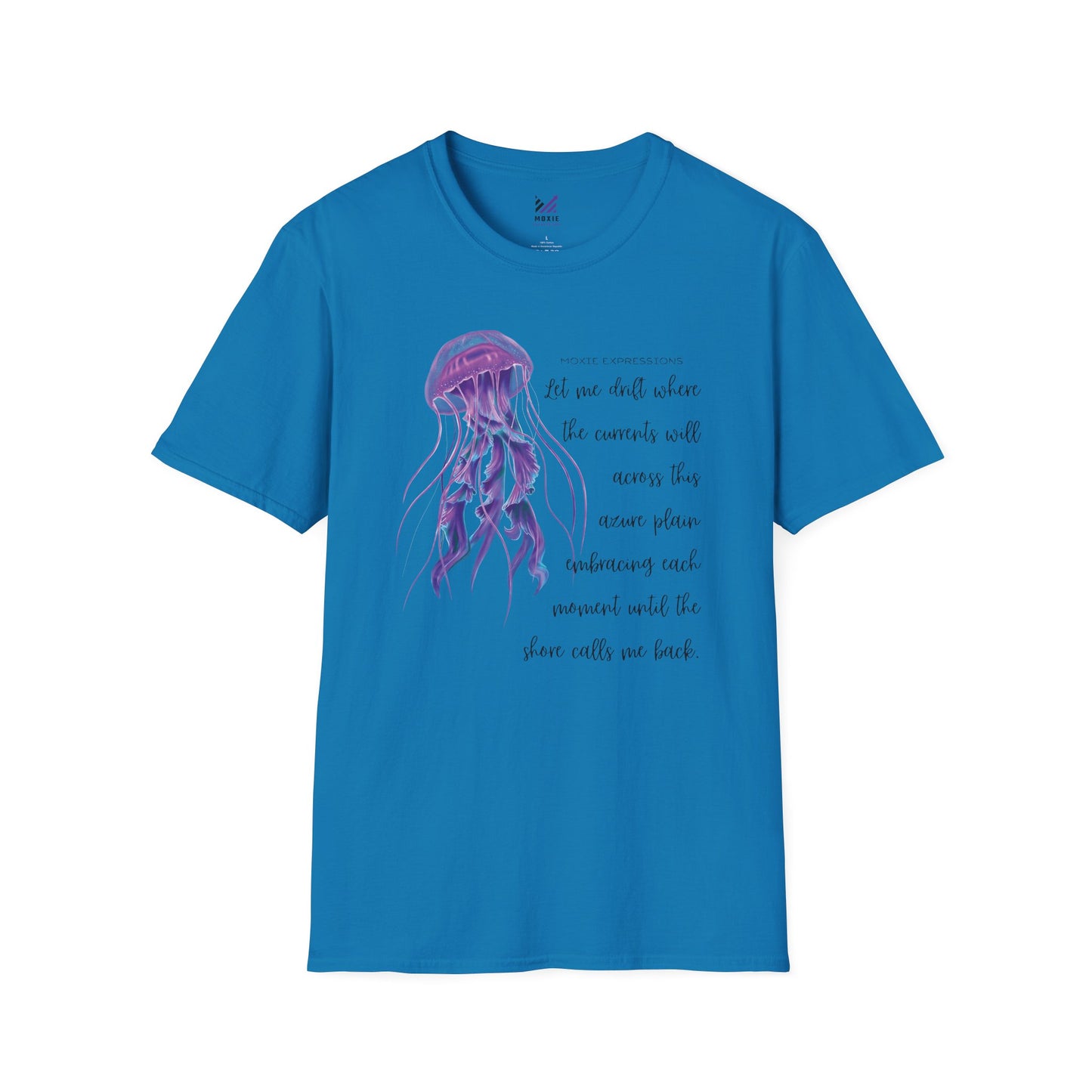 Ocean Whisper Unisex Softstyle Crewneck T-Shirt