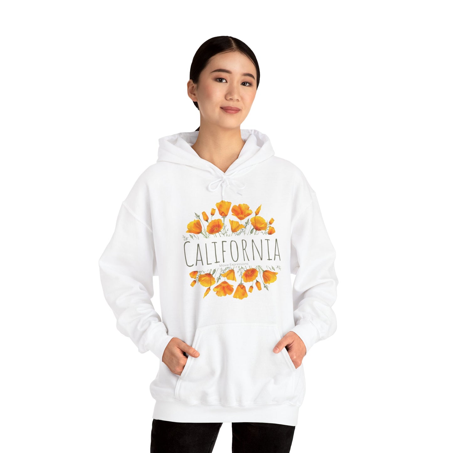 Golden Bloom Unisex Hooded Sweatshirt