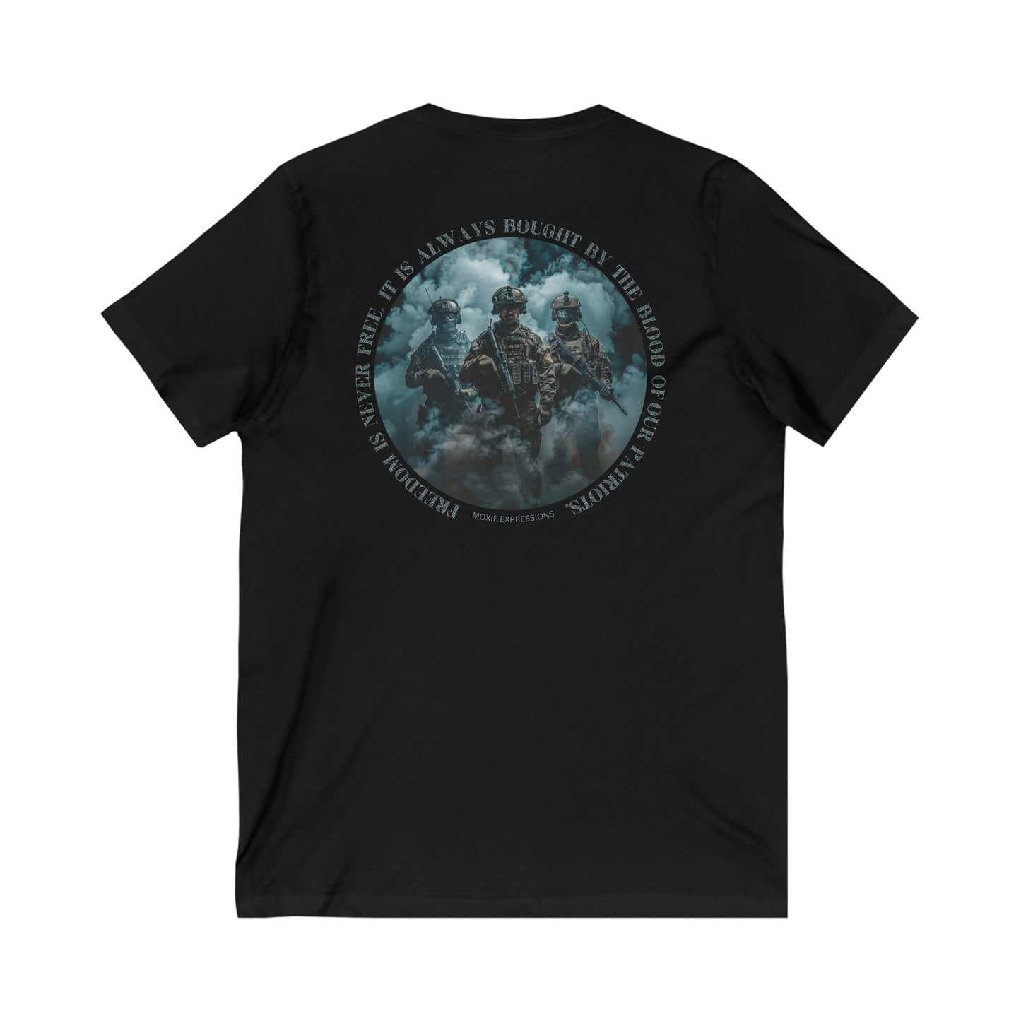 Patriot’s Valor Unisex Jersey Short Sleeve V-Neck Tee