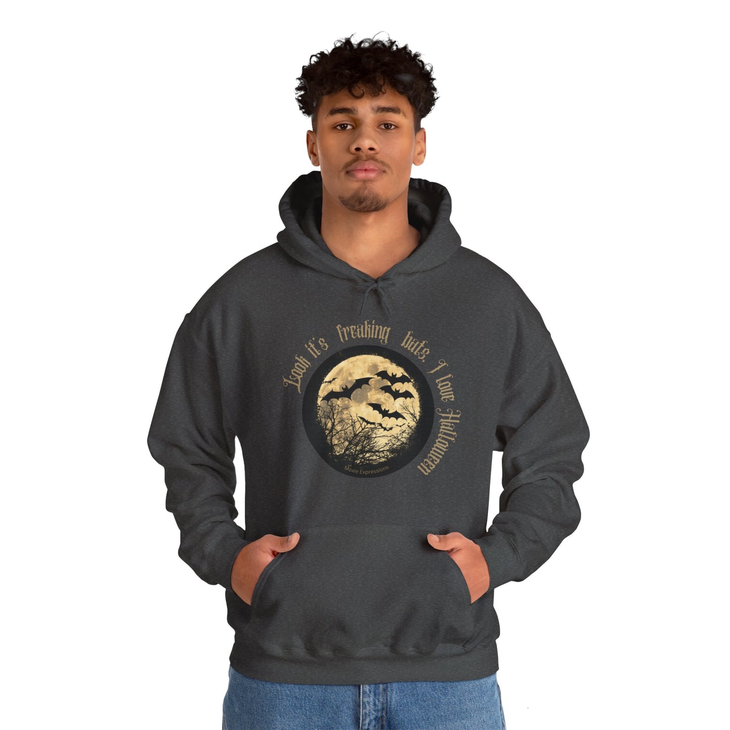 Twilight Bats Unisex Hooded Sweatshirt